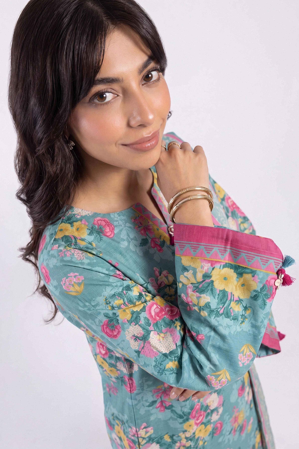 3 Piece - Printed Suit - U3P-NISHA26WV1-89