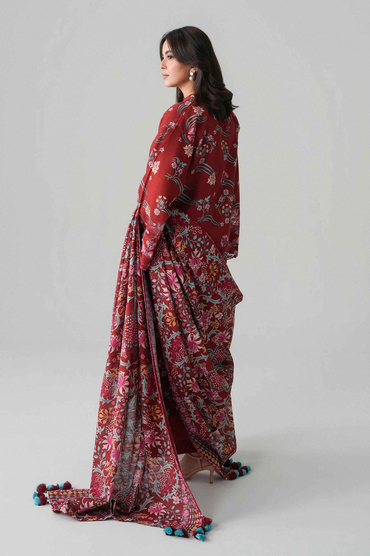 3 Piece - Printed Embroidered Suit - U3PE-NISHA26WV1-103