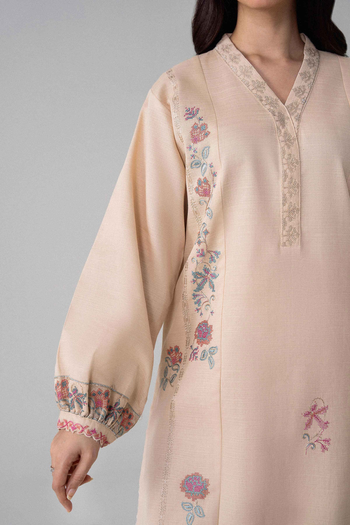 3 Piece - Printed Embroidered Suit - U3PE-NISHA26WV1-115
