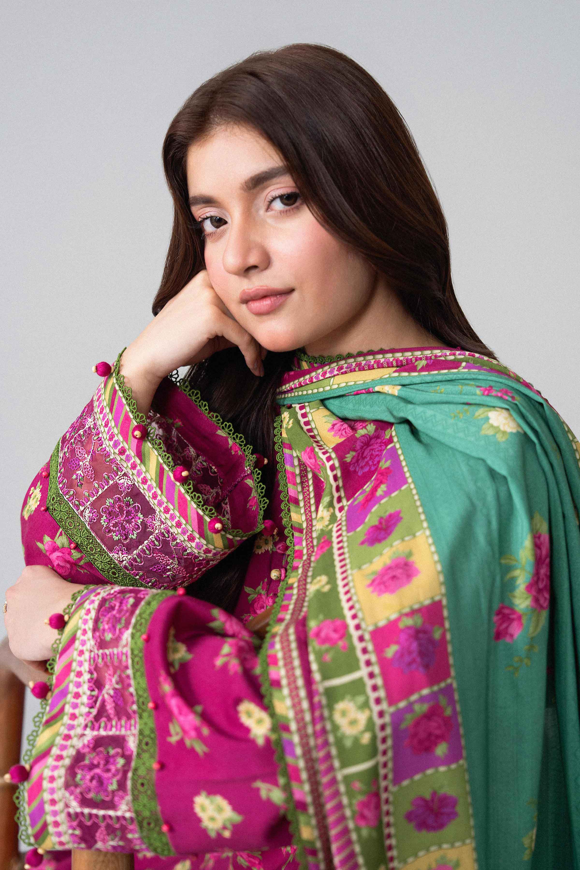 3 Piece - Printed Embroidered Suit - U3PE-NISHA26WV1-13 for Women - Unstitched Collection | Nishat | Shop Online