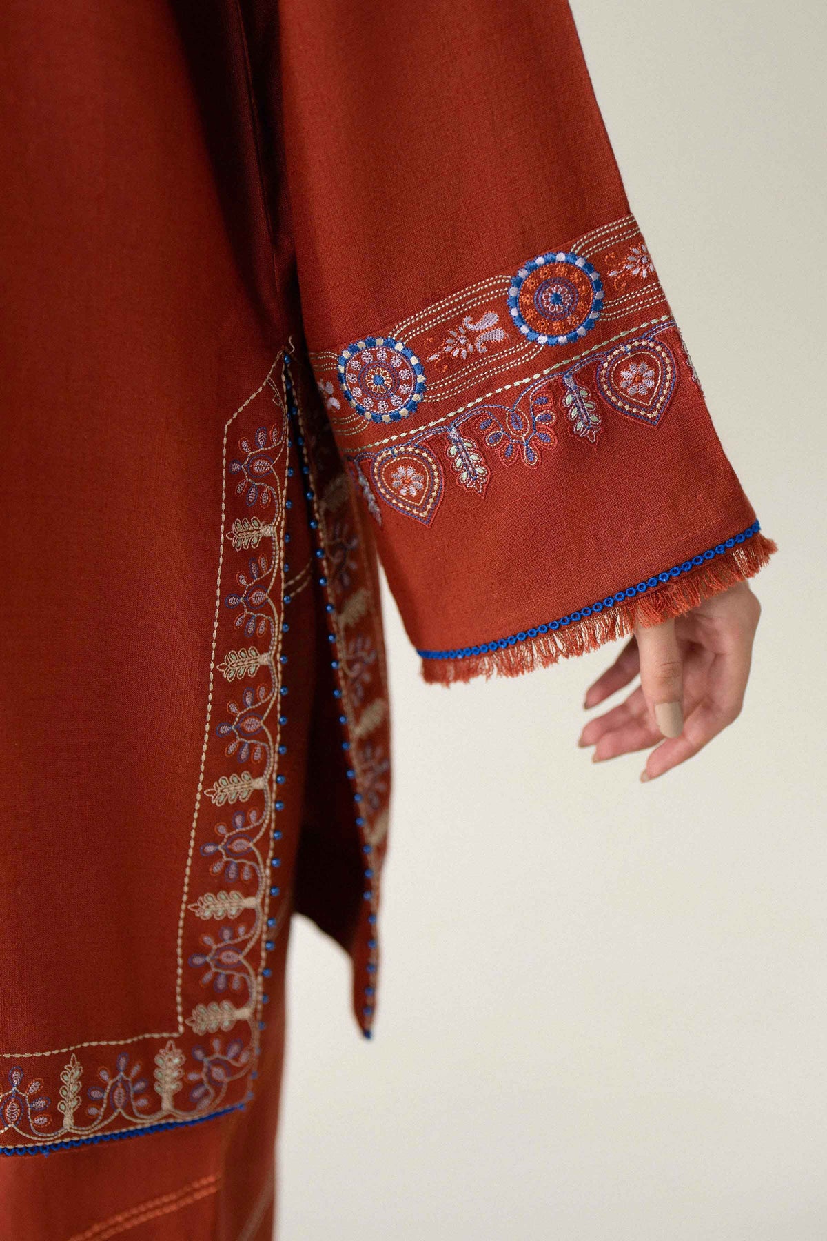 2 Piece - Embroidered Suit - U3PE-NISHA26WV1-146