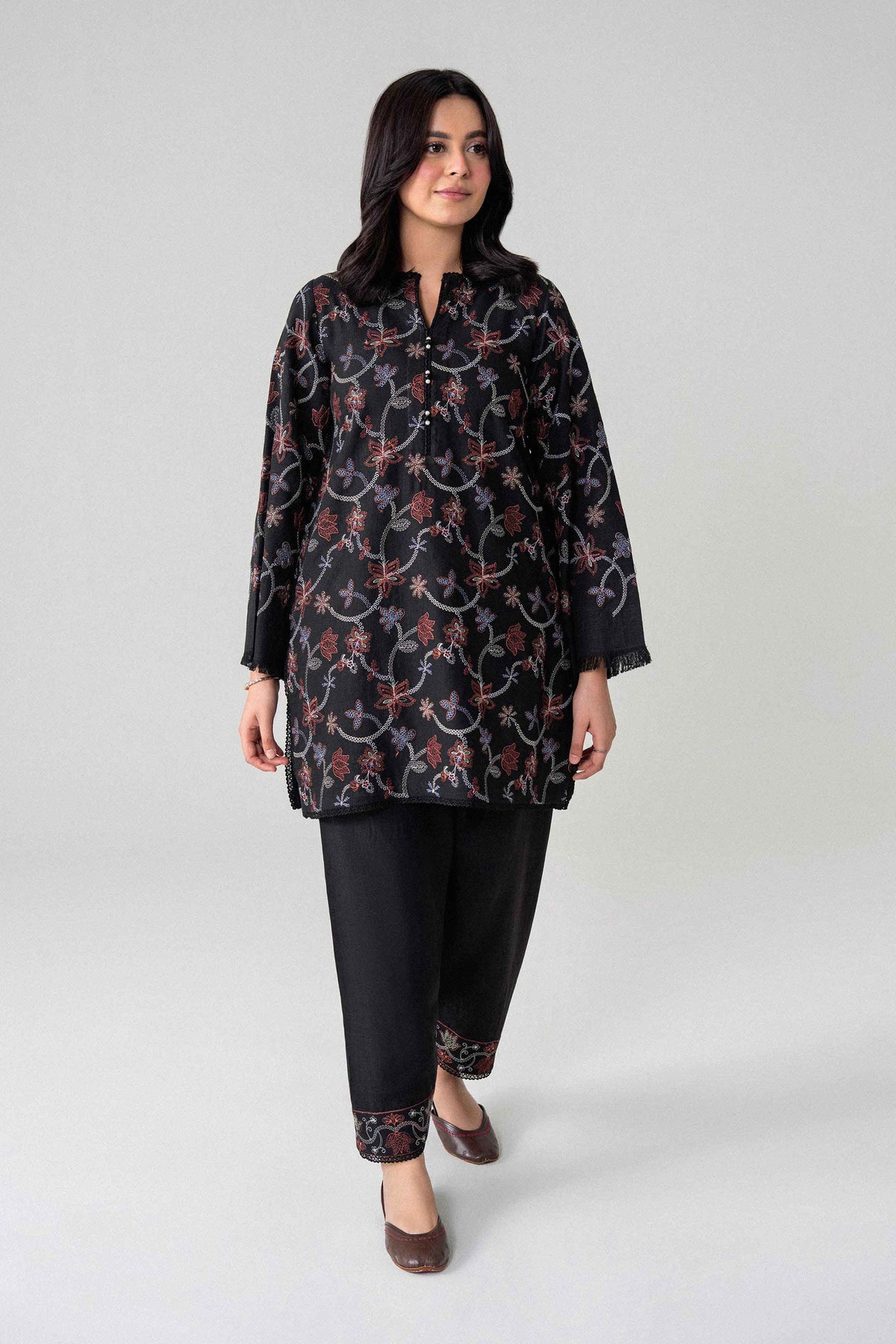 2 Piece - Embroidered Suit - U3PE-NISHA26WV1-147