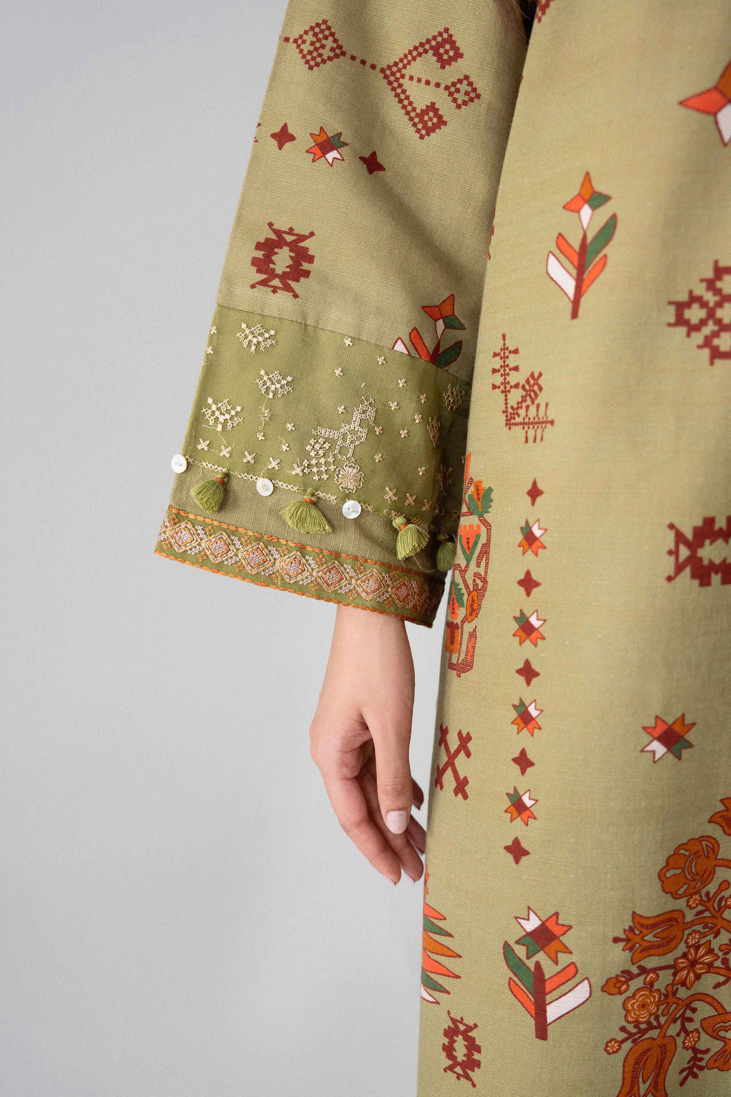 3 Piece - Printed Embroidered Suit - U3PE-NISHA26WV1-16 for Women - Unstitched Collection | Nishat | Shop Online