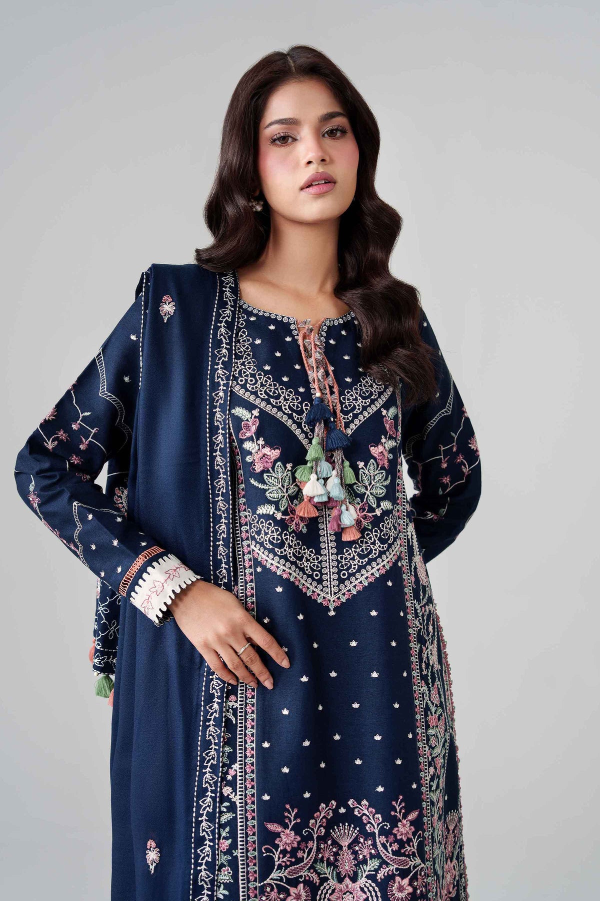 3 Piece - Printed Embroidered Suit - U3PE-NISHA26WV1-176