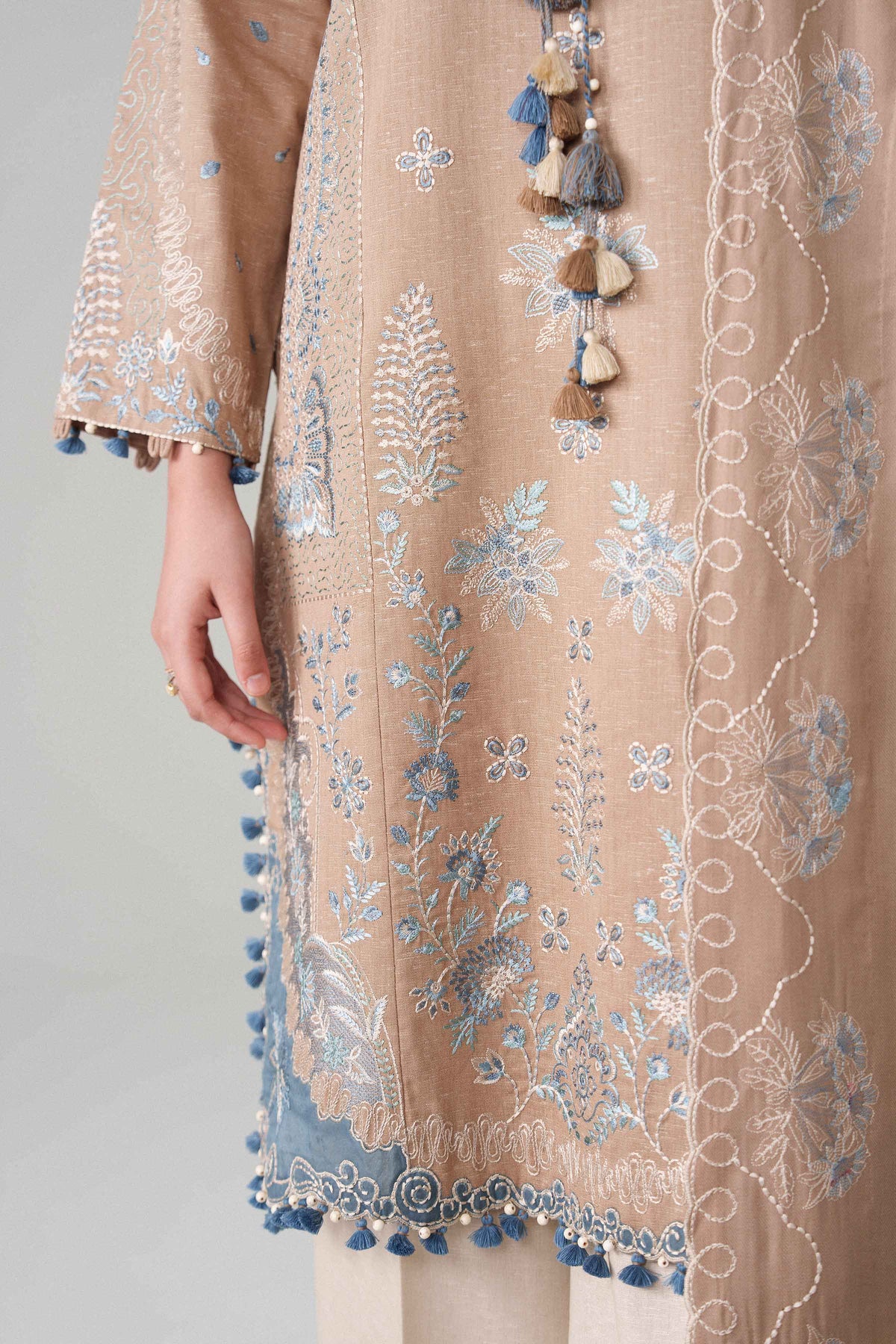 3 Piece - Printed Embroidered Suit - U3PE-NISHA26WV1-179