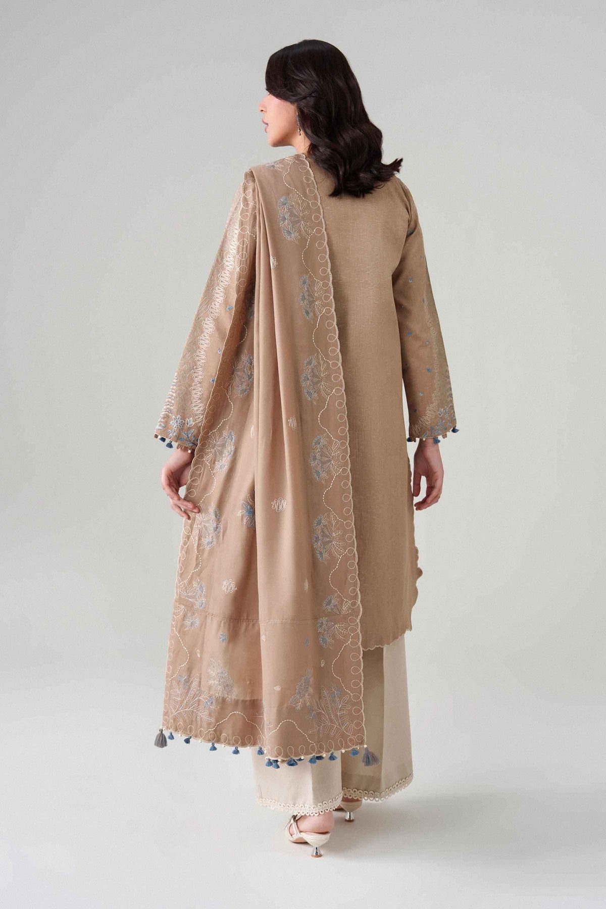 3 Piece - Printed Embroidered Suit - U3PE-NISHA26WV1-179