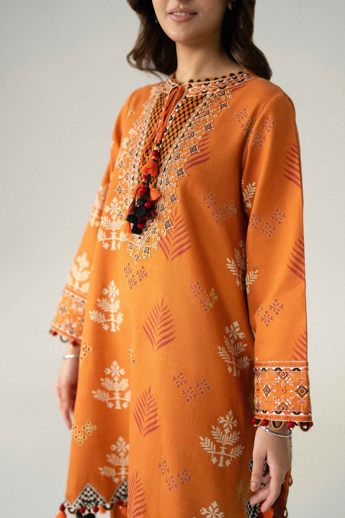 3 Piece - Printed Embroidered Suit - U3PE-NISHA26WV1-18 for Women - Unstitched Collection | Nishat | Shop Online