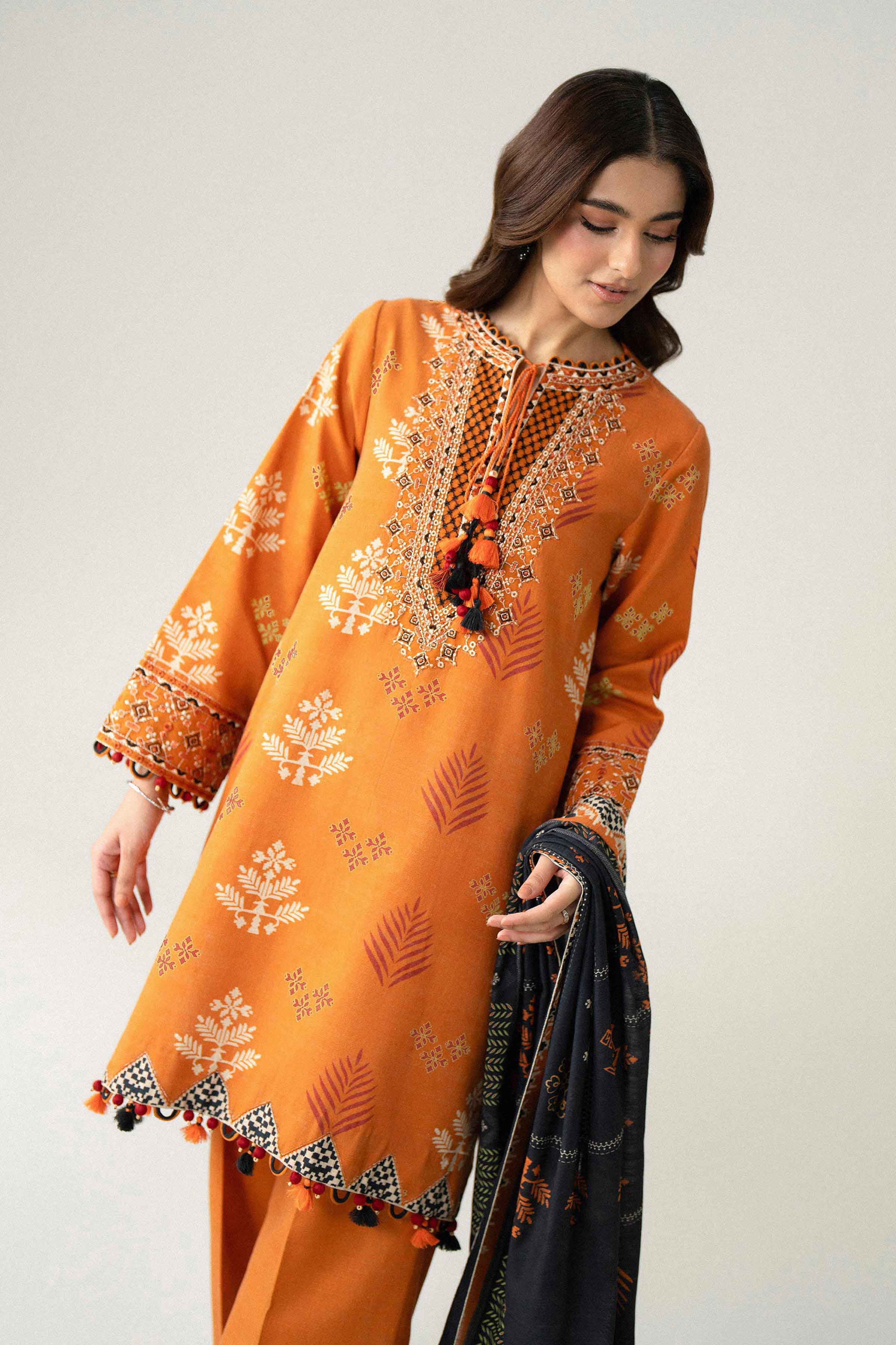 3 Piece - Printed Embroidered Suit - U3PE-NISHA26WV1-18 for Women - Unstitched Collection | Nishat | Shop Online