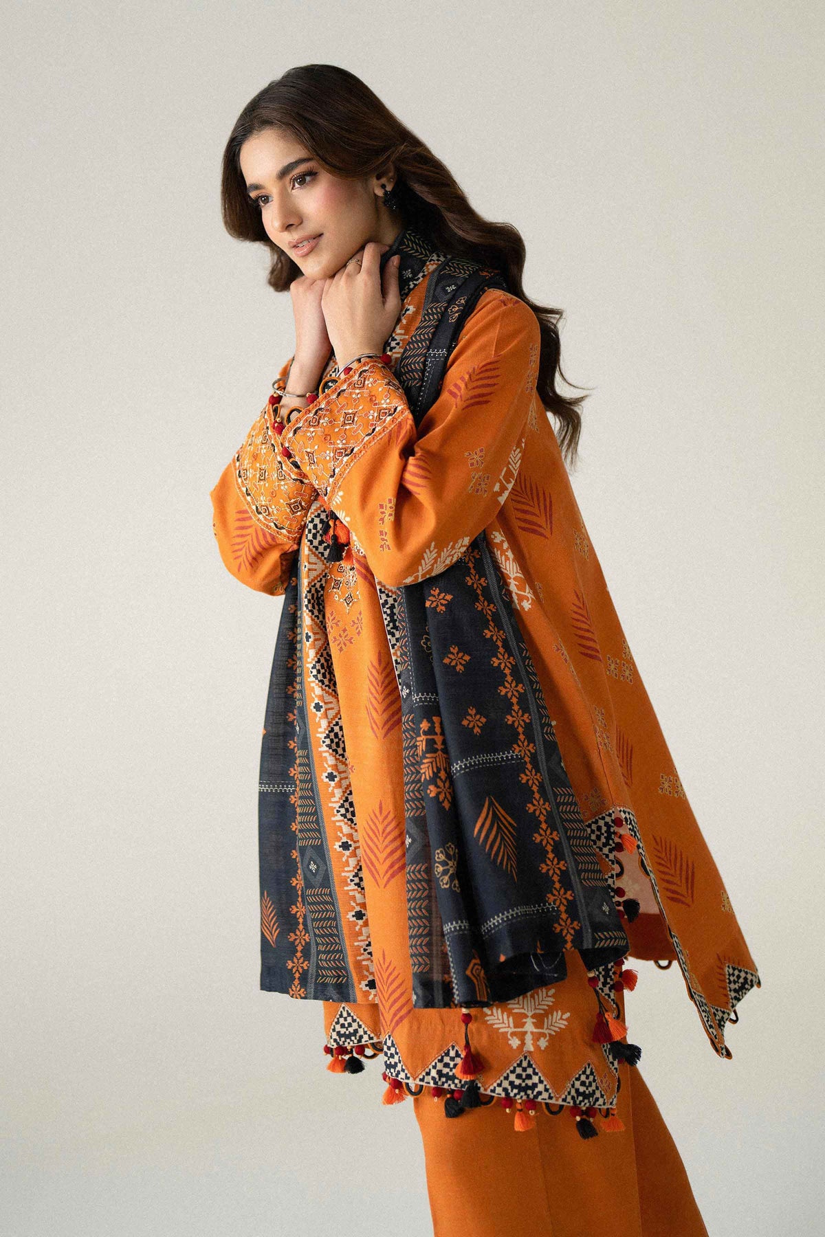 3 Piece - Printed Embroidered Suit - U3PE-NISHA26WV1-18 for Women - Unstitched Collection | Nishat | Shop Online