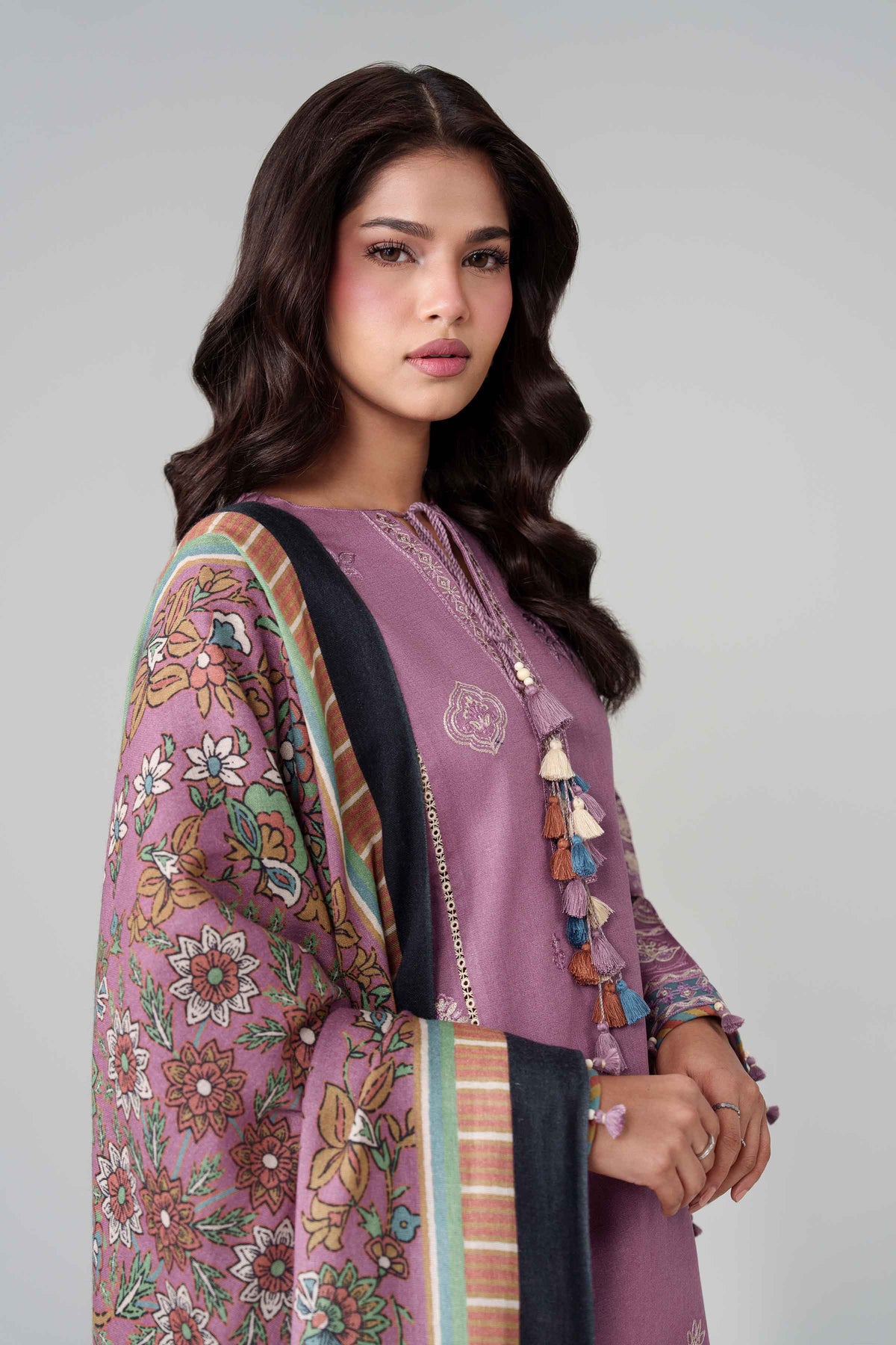 3 Piece - Printed Embroidered Suit - U3PE-NISHA26WV1-197