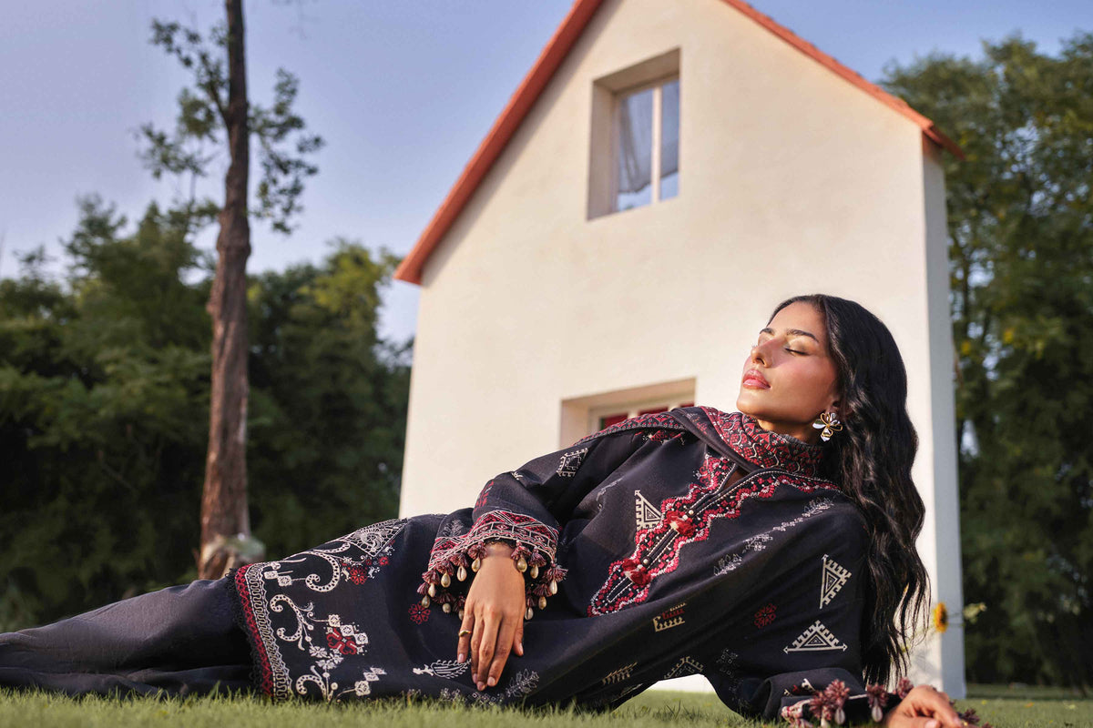 3 Piece - Printed Embroidered Suit - U3PE-NISHA26WV1-20 for Women - Unstitched Collection | Nishat | Shop Online
