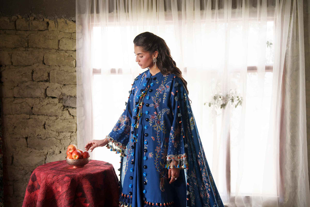 3 Piece - Printed Embroidered Suit - U3PE-NISHA26WV1-213