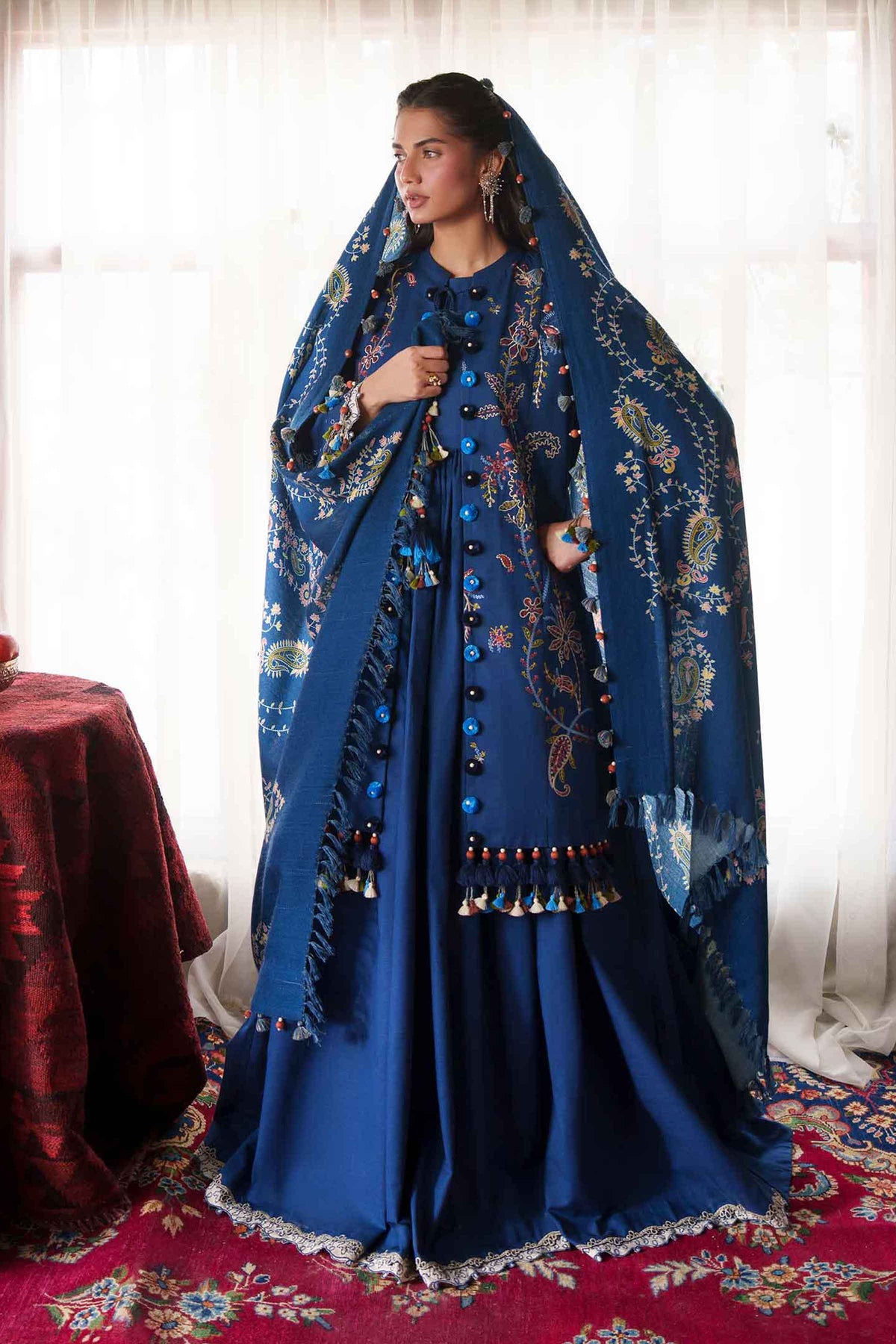 3 Piece - Printed Embroidered Suit - U3PE-NISHA26WV1-213