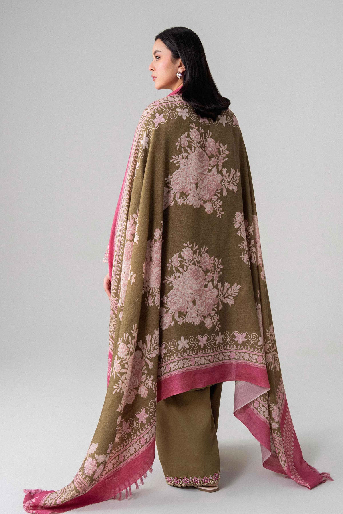 3 Piece - Printed Embroidered Suit - U3PE-NISHA26WV1-214
