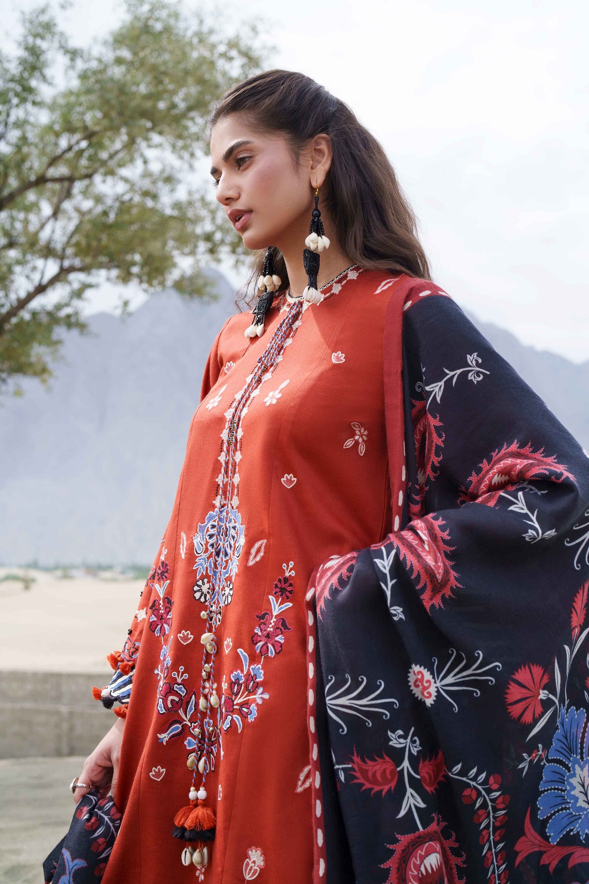 3 Piece - Printed Embroidered Suit - U3PE-NISHA26WV1-217