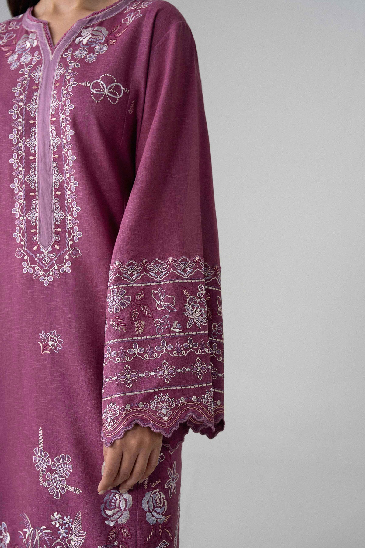 3 Piece - Printed Embroidered Suit - U3PE-NISHA26WV1-223
