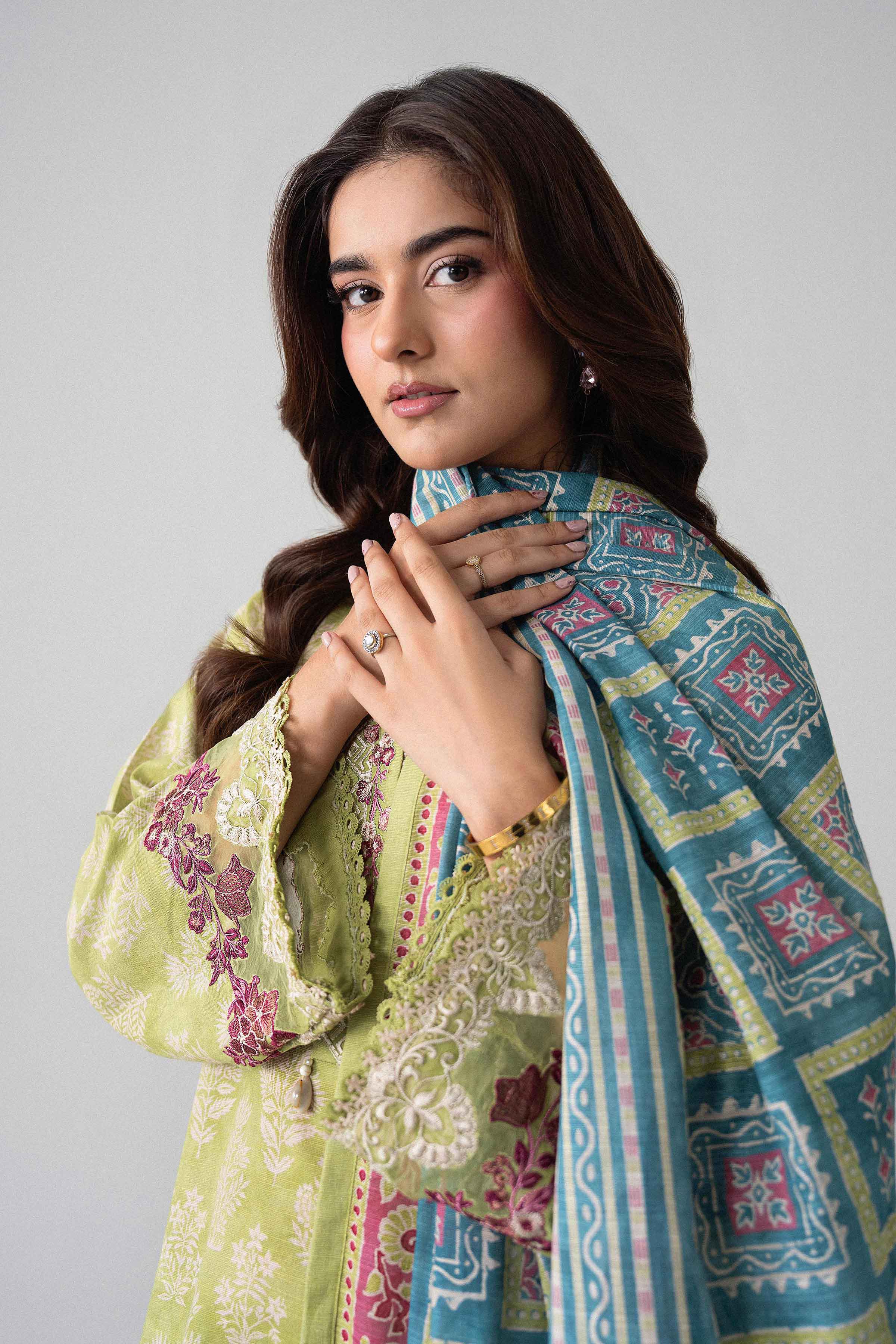 3 Piece - Printed Embroidered Suit - U3PE-NISHA26WV1-23 for Women - Unstitched Collection | Nishat | Shop Online