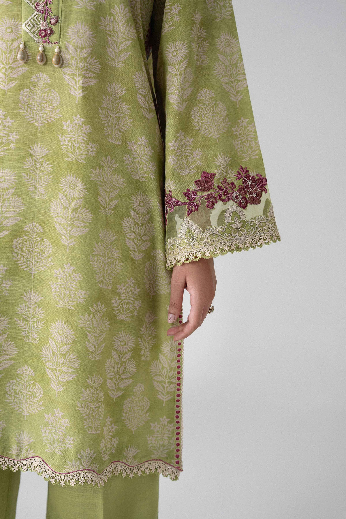 3 Piece - Printed Embroidered Suit - U3PE-NISHA26WV1-23 for Women - Unstitched Collection | Nishat | Shop Online