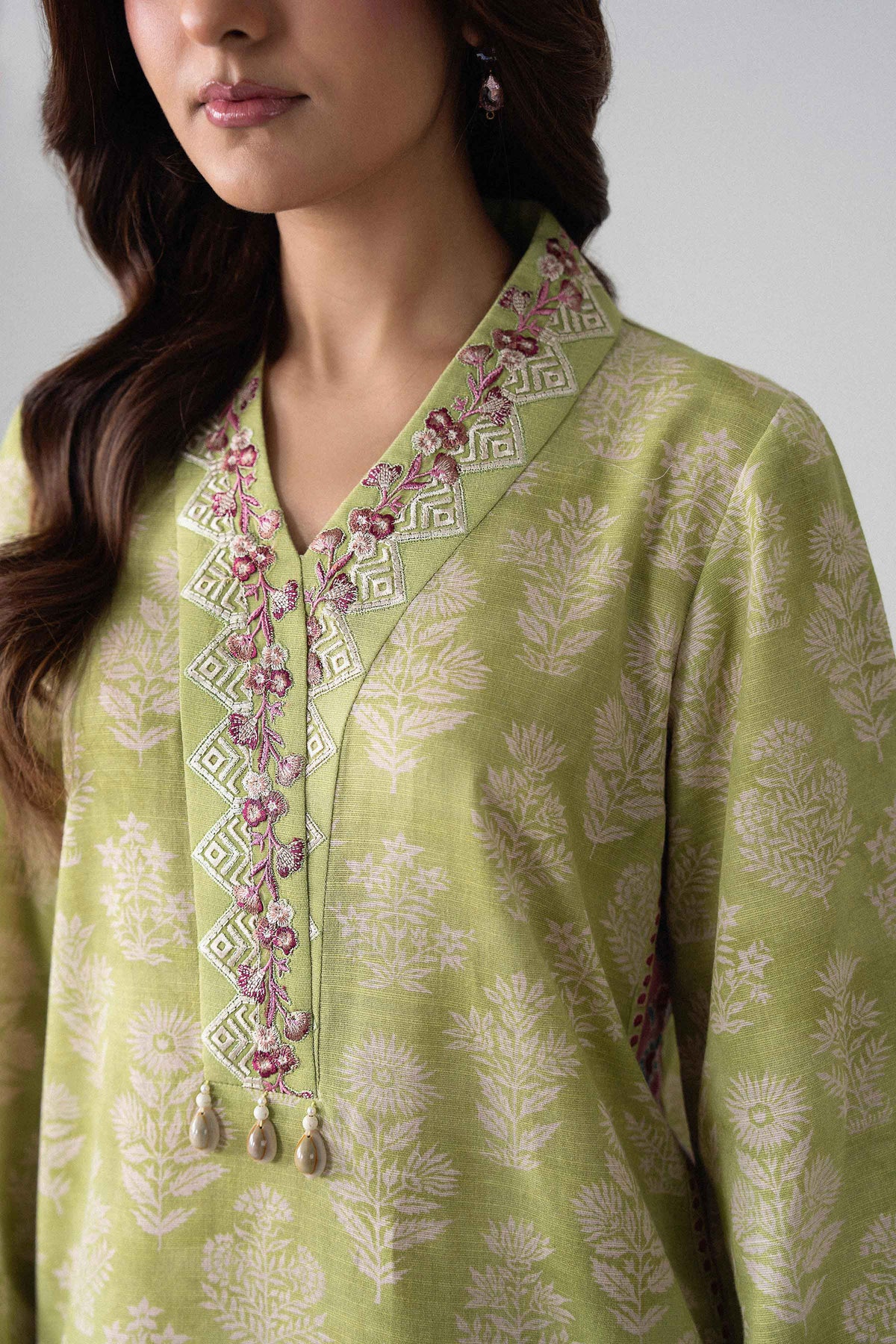 3 Piece - Printed Embroidered Suit - U3PE-NISHA26WV1-23 for Women - Unstitched Collection | Nishat | Shop Online