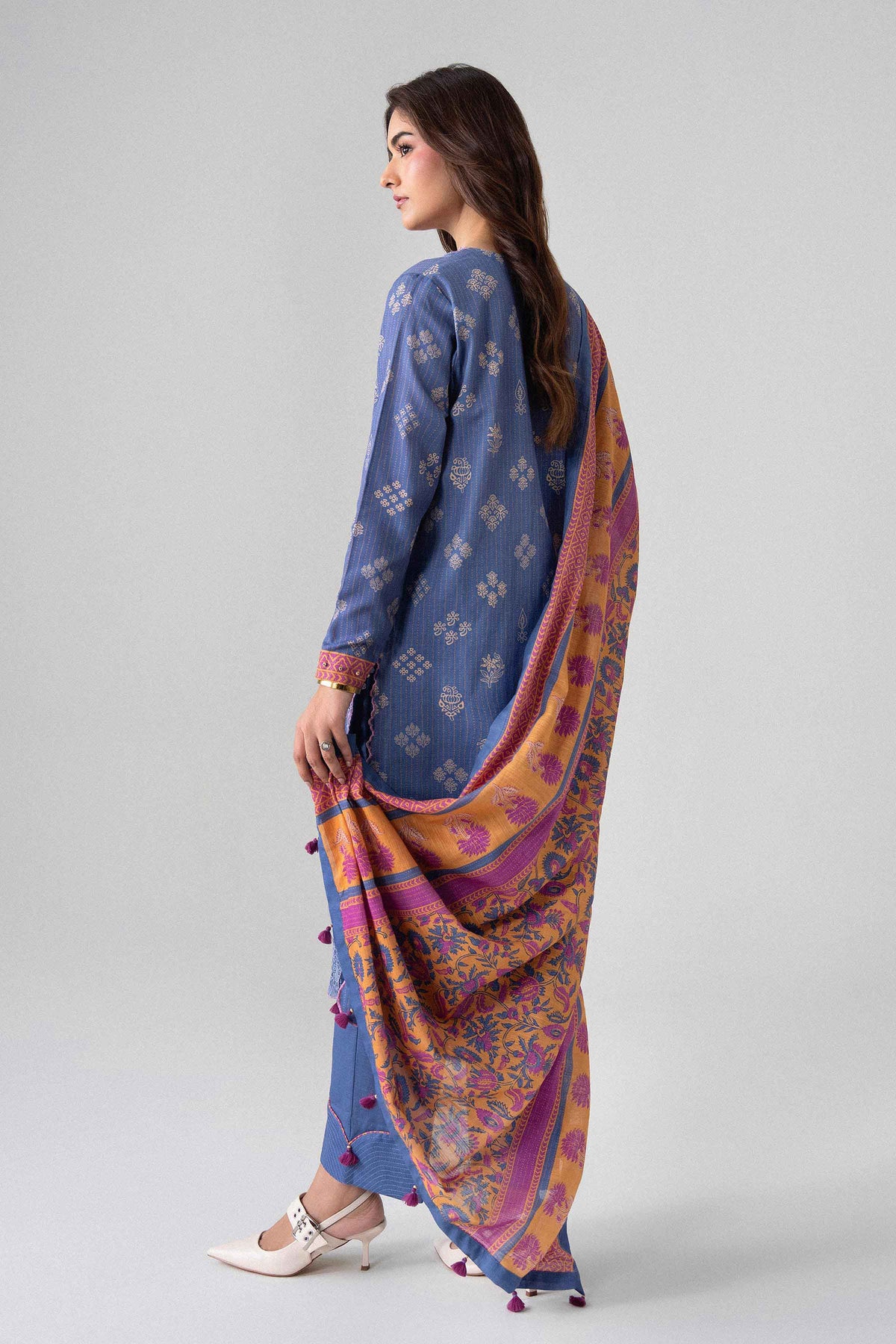 3 Piece - Printed Embroidered Suit - U3PE-NISHA26WV1-27 for Women - Unstitched Collection | Nishat | Shop Online