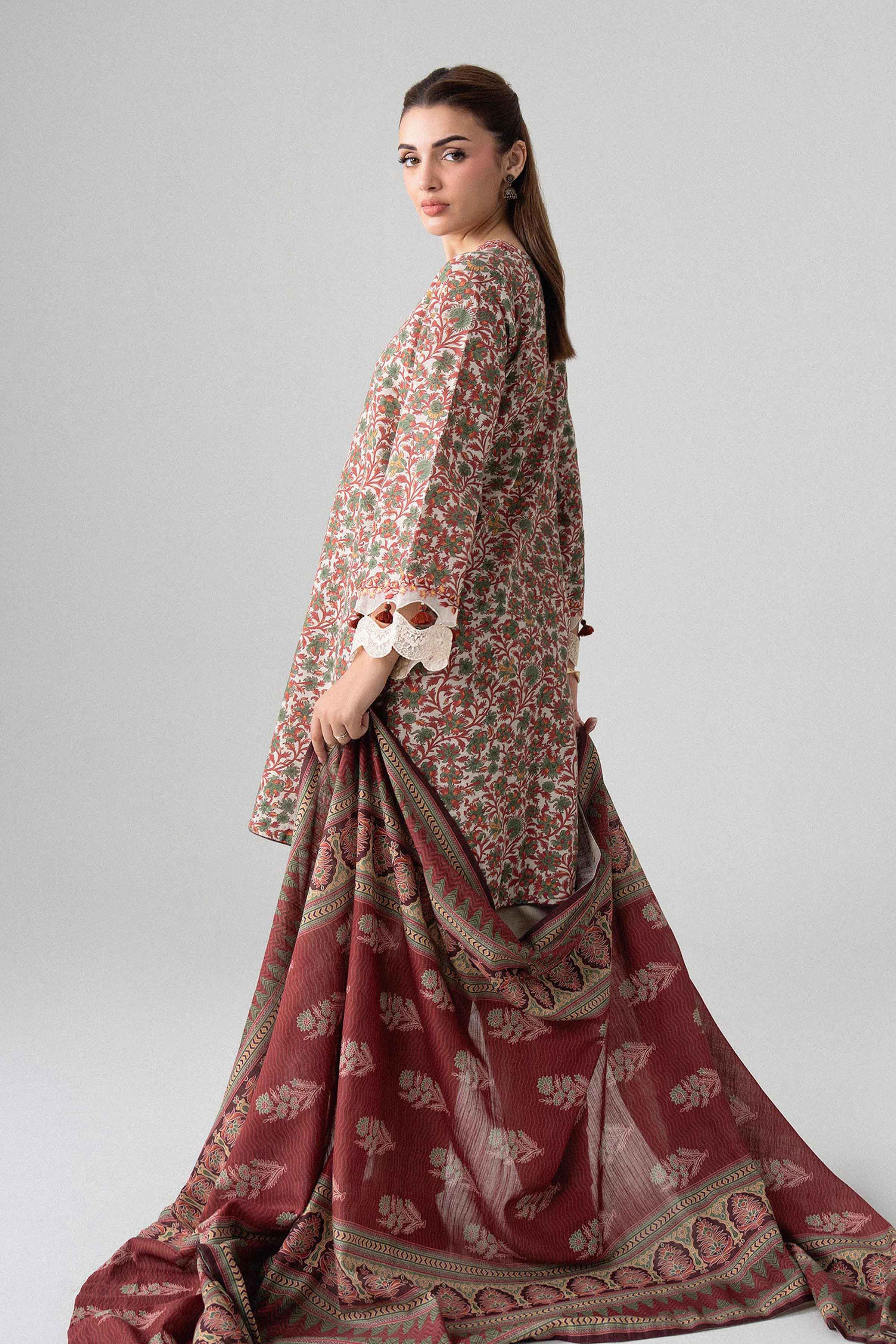 3 Piece - Printed Embroidered Suit - U3PE-NISHA26WV1-29 for Women - Unstitched Collection | Nishat | Shop Online