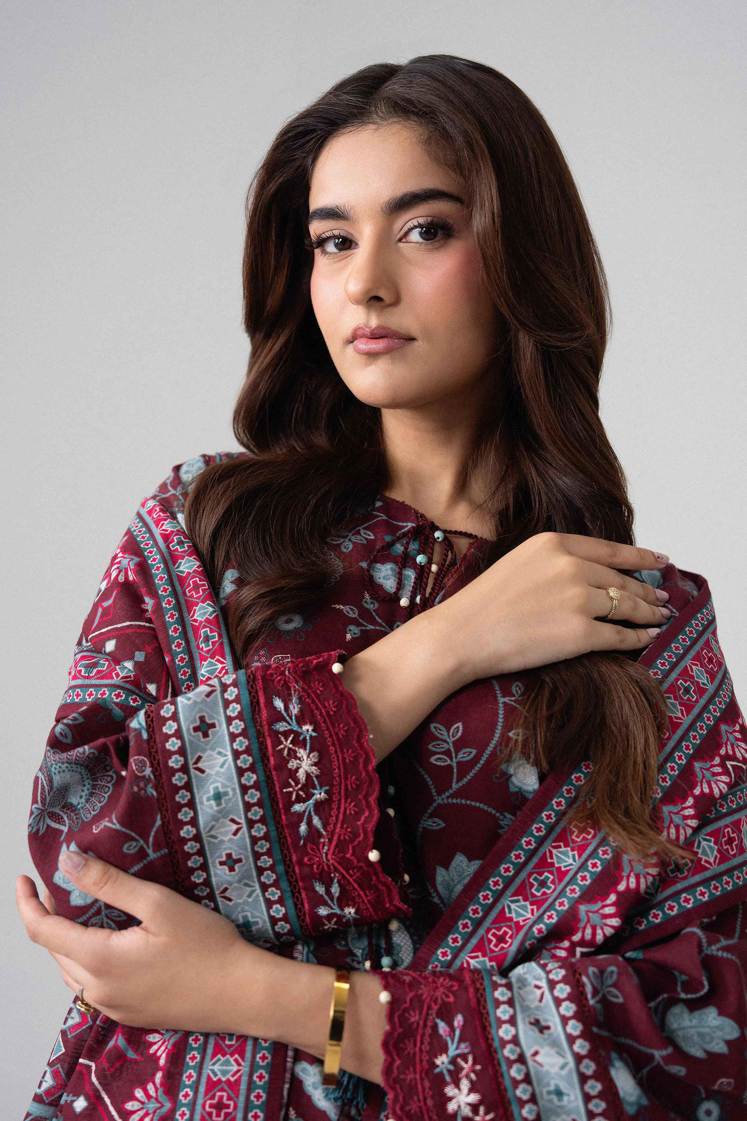 3 Piece - Printed Embroidered Suit - U3PE-NISHA26WV1-31 for Women - Unstitched Collection | Nishat | Shop Online