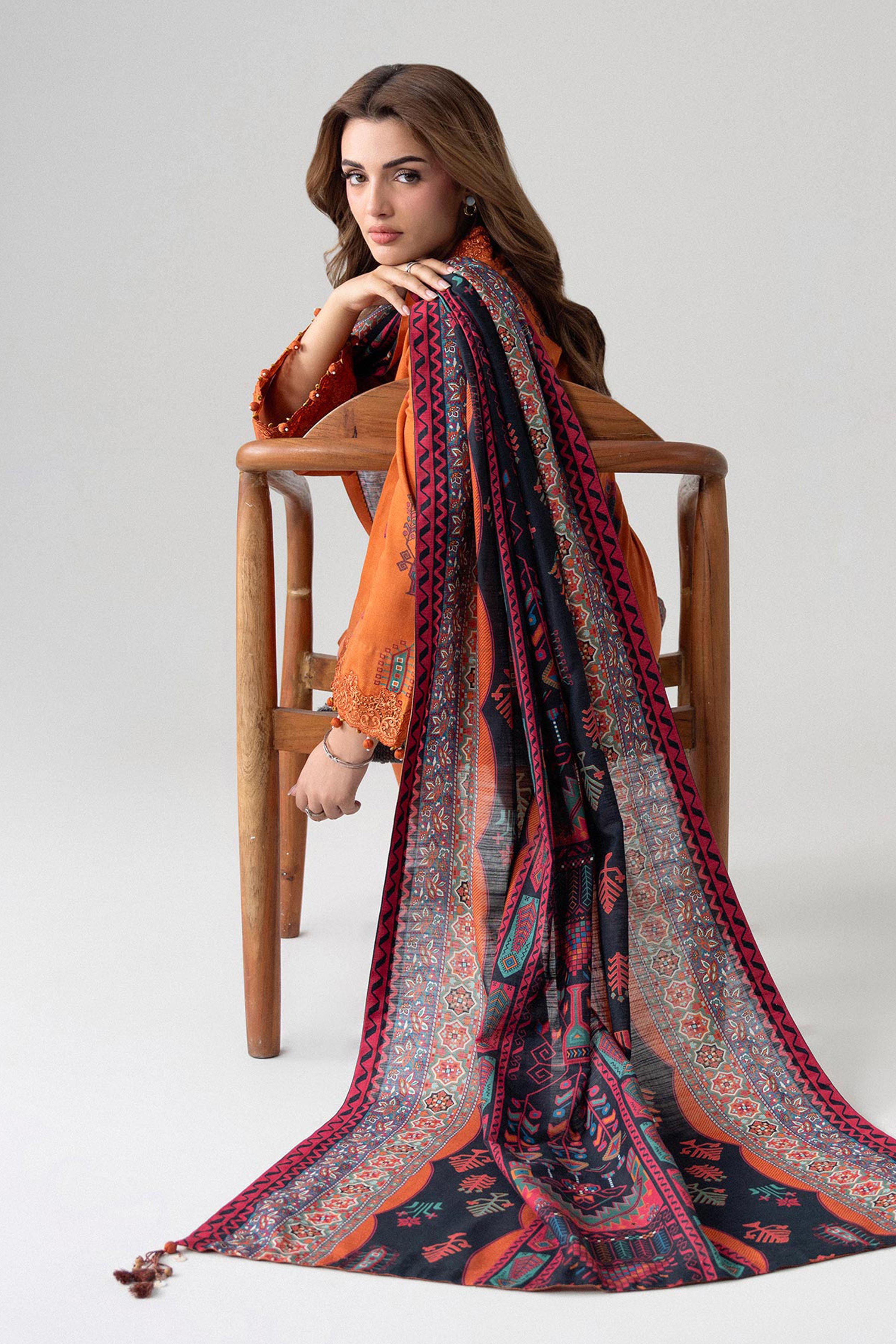 3 Piece - Printed Embroidered Suit - U3PE-NISHA26WV1-32 for Women - Unstitched Collection | Nishat | Shop Online
