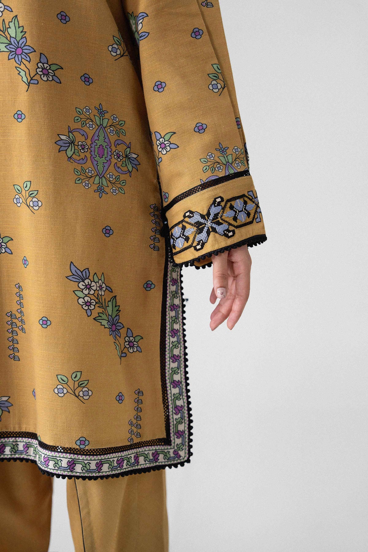 3 Piece - Printed Embroidered Suit - U3PE-NISHA26WV1-35 for Women - Unstitched Collection | Nishat | Shop Online