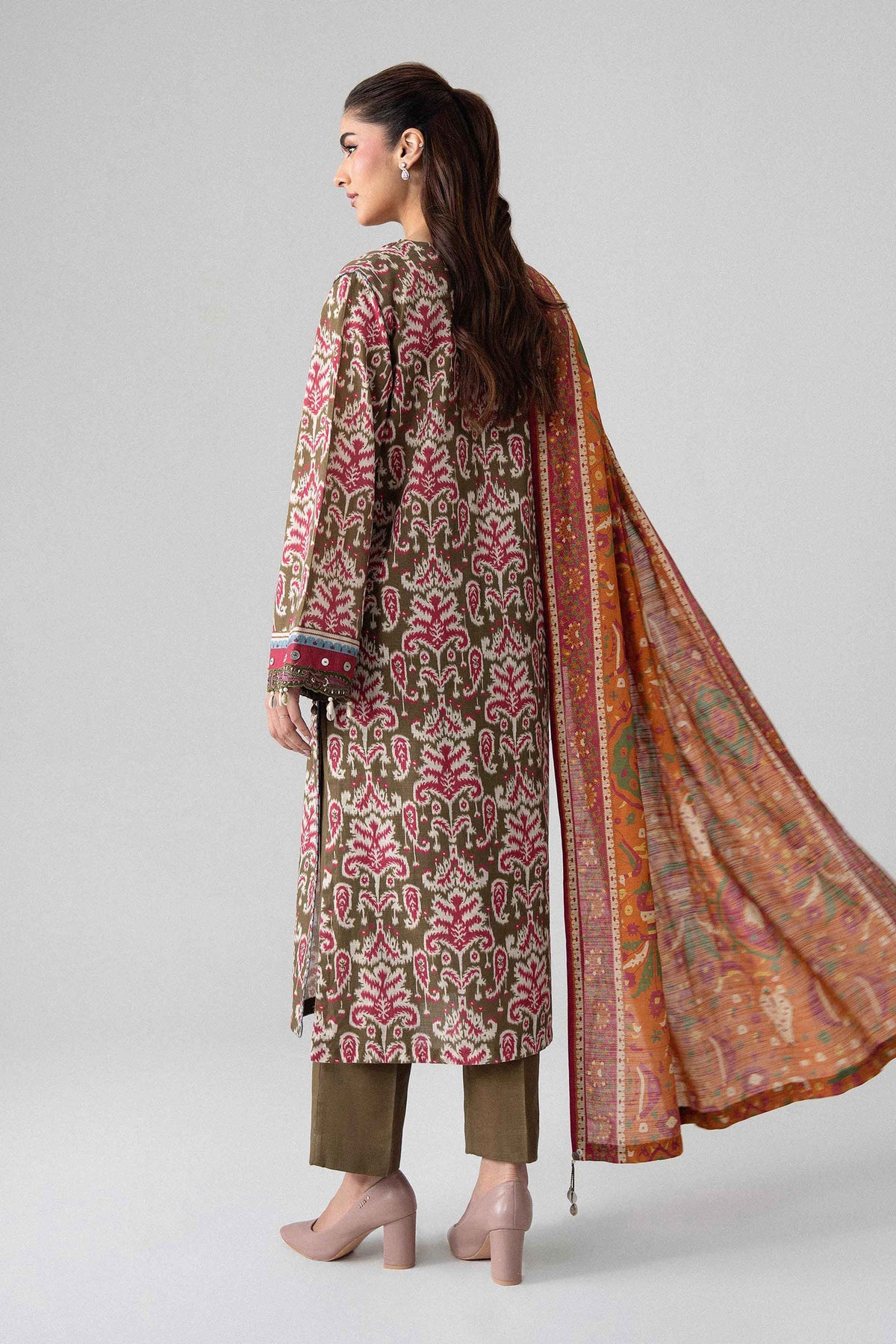 3 Piece - Printed Embroidered Suit - U3PE-NISHA26WV1-38 for Women - Unstitched Collection | Nishat | Shop Online