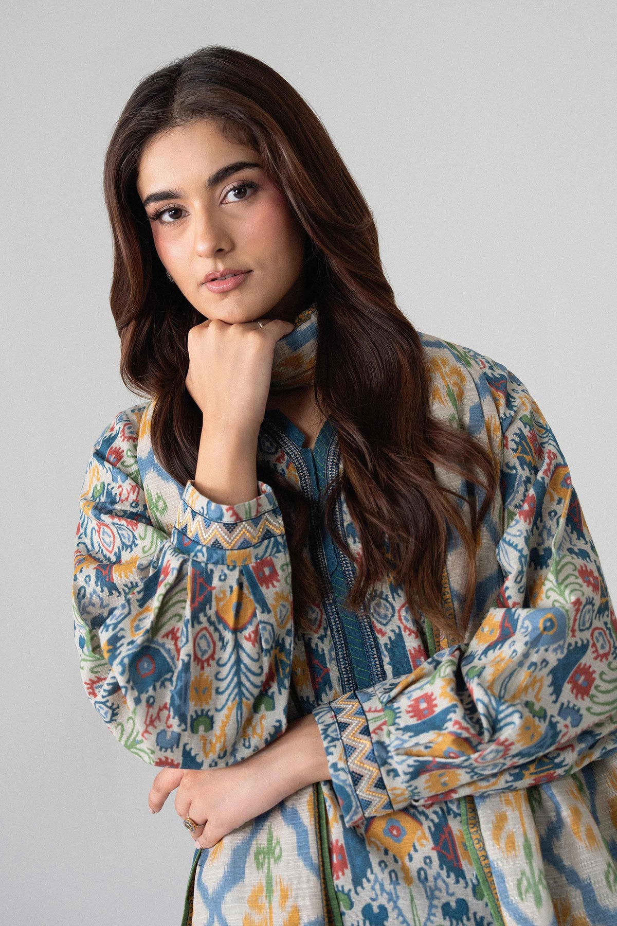 3 Piece - Printed Embroidered Suit - U3PE-NISHA26WV1-39 for Women - Unstitched Collection | Nishat | Shop Online
