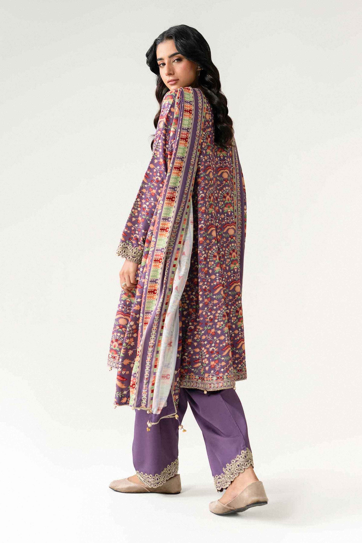 3 Piece - Printed Embroidered Suit - U3PE-NISHA26WV1-41 for Women - Unstitched Collection | Nishat | Shop Online