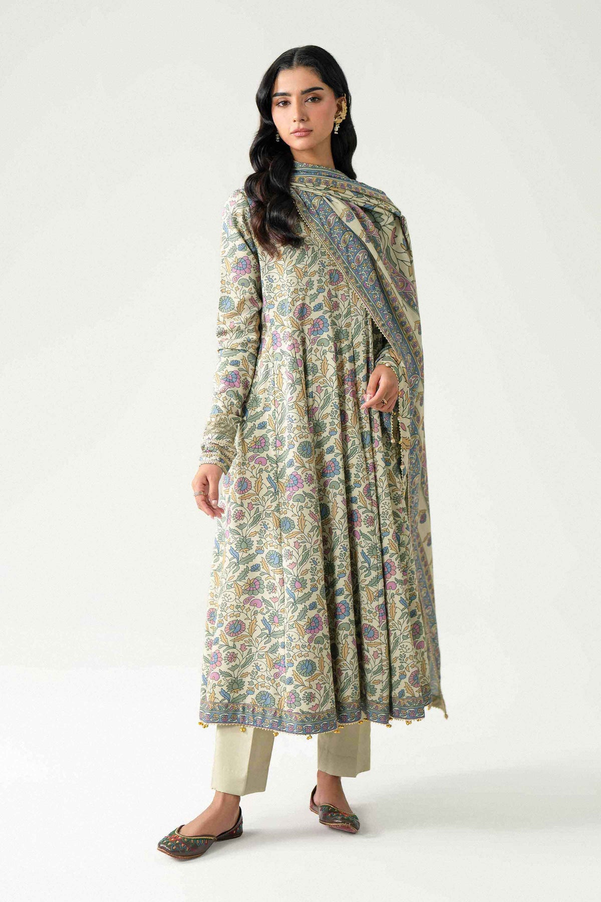 3 Piece - Printed Embroidered Suit - U3PE-NISHA26WV1-42 for Women - Unstitched Collection | Nishat | Shop Online
