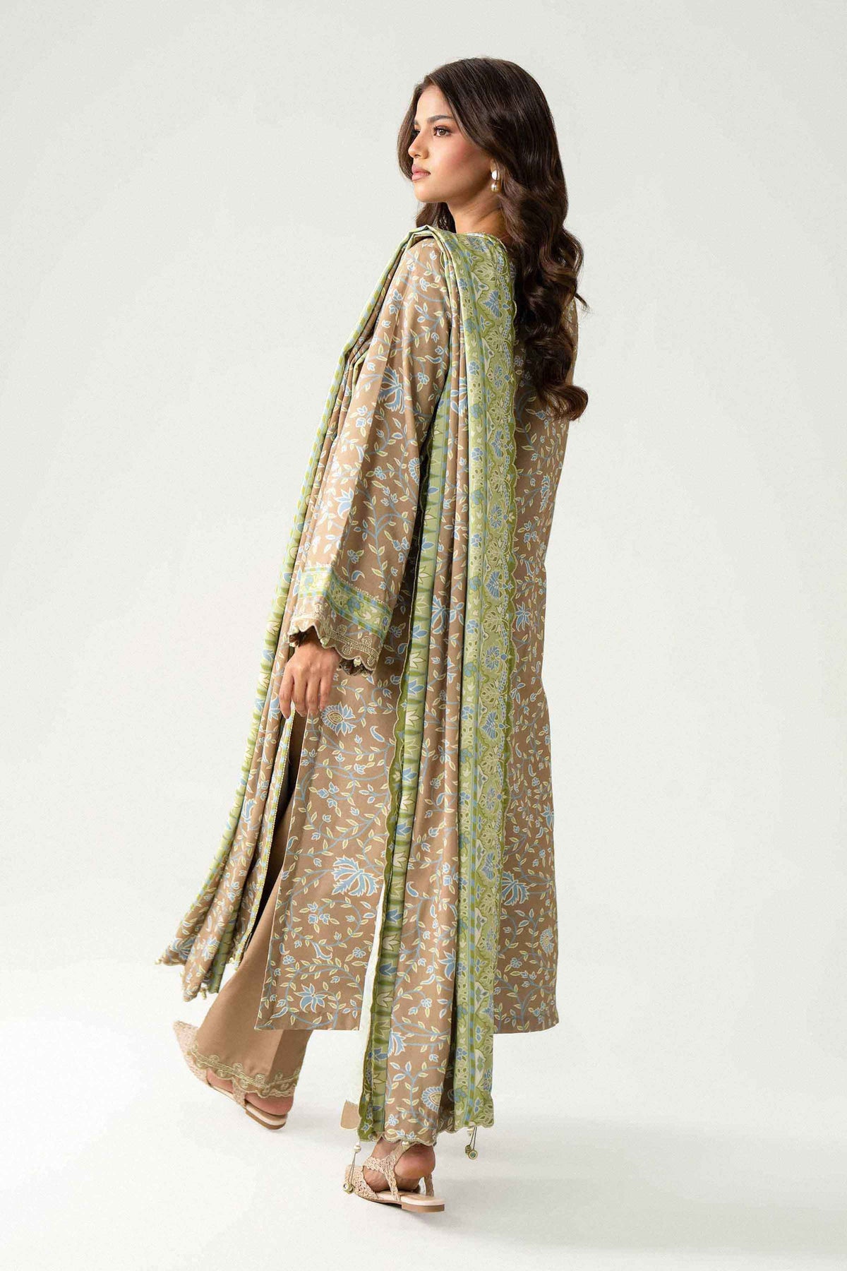 3 Piece - Printed Embroidered Suit - U3PE-NISHA26WV1-44 for Women - Unstitched Collection | Nishat | Shop Online