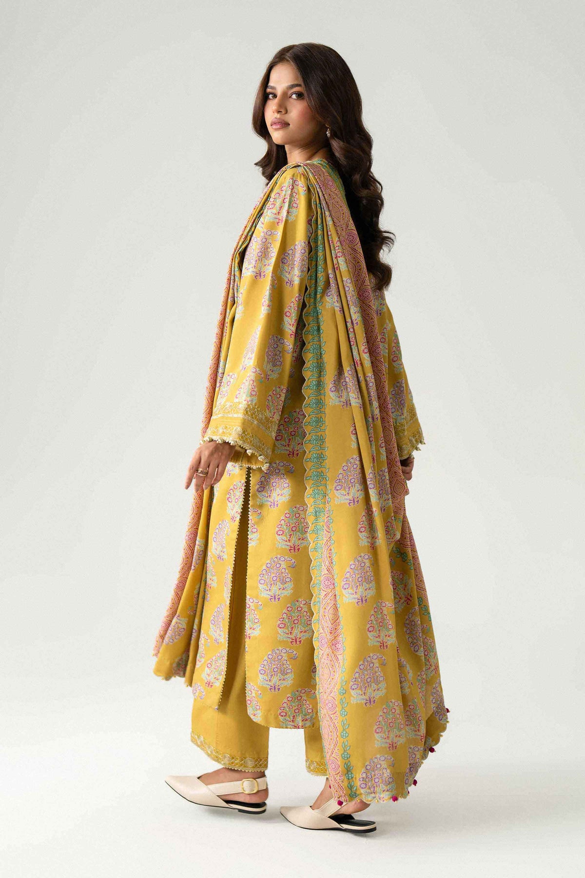 3 Piece - Printed Embroidered Suit - U3PE-NISHA26WV1-45 for Women - Unstitched Collection | Nishat | Shop Online