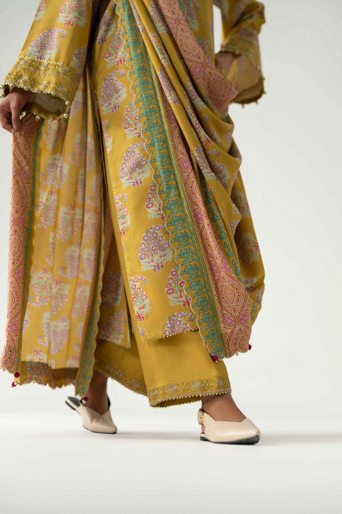 3 Piece - Printed Embroidered Suit - U3PE-NISHA26WV1-45 for Women - Unstitched Collection | Nishat | Shop Online