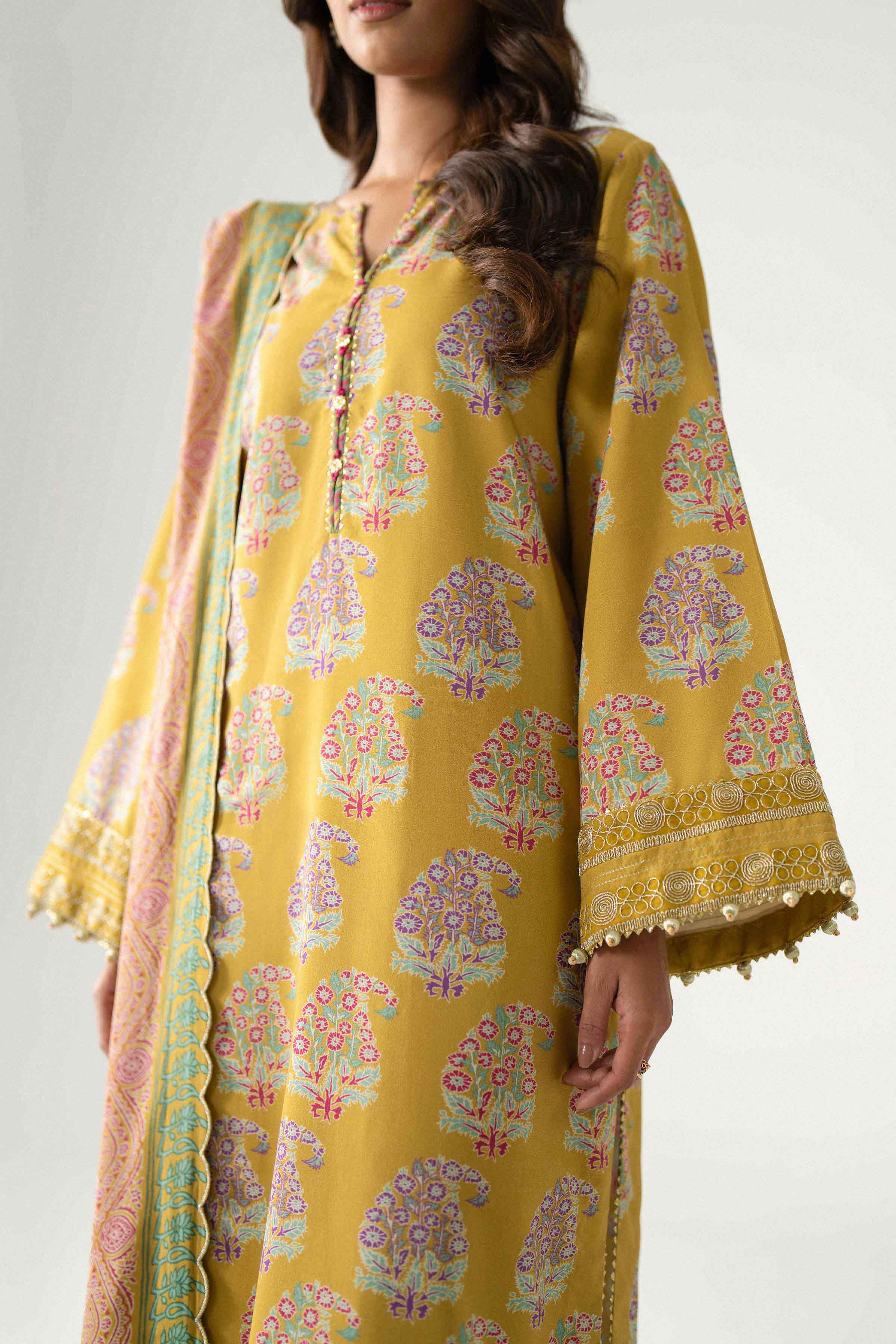 3 Piece - Printed Embroidered Suit - U3PE-NISHA26WV1-45 for Women - Unstitched Collection | Nishat | Shop Online
