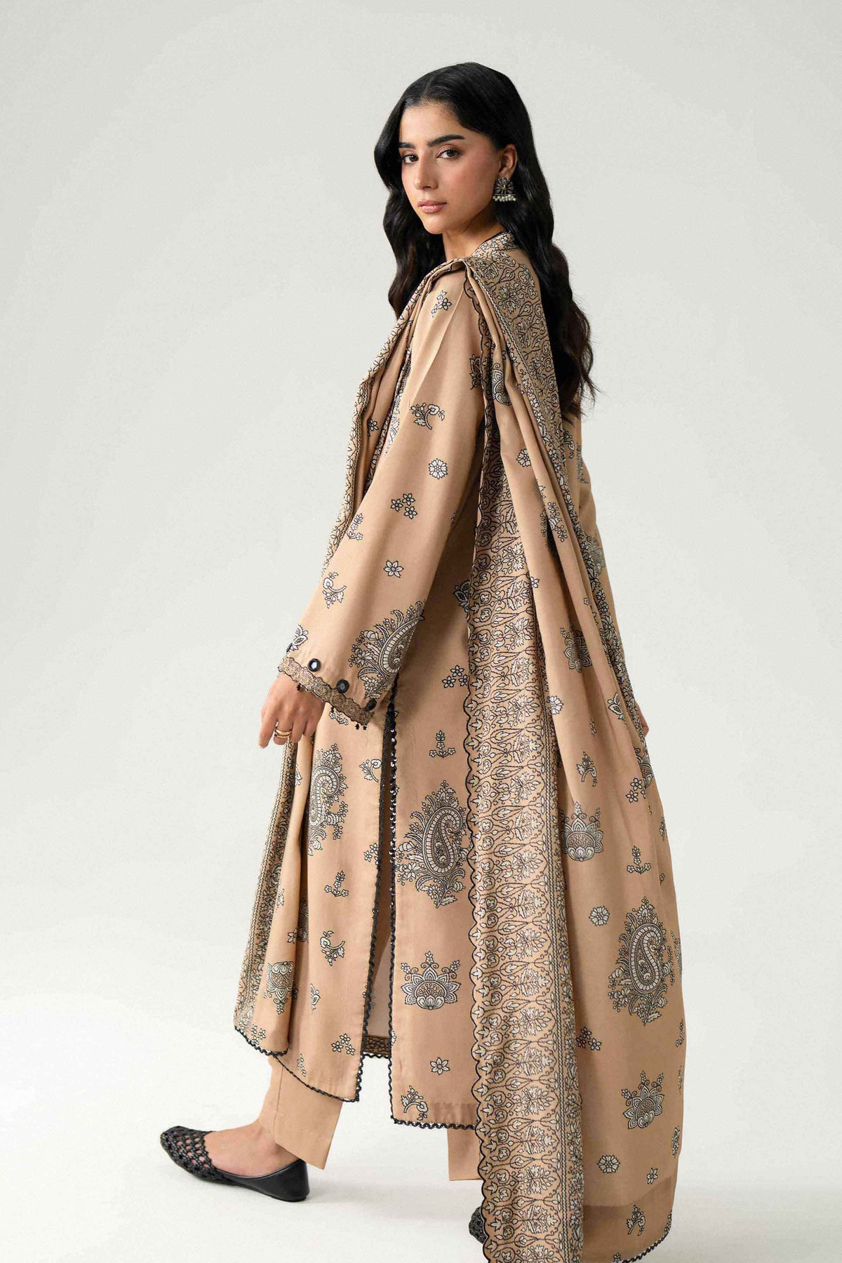 3 Piece - Printed Embroidered Suit - U3PE-NISHA26WV1-46 for Women - Unstitched Collection | Nishat | Shop Online