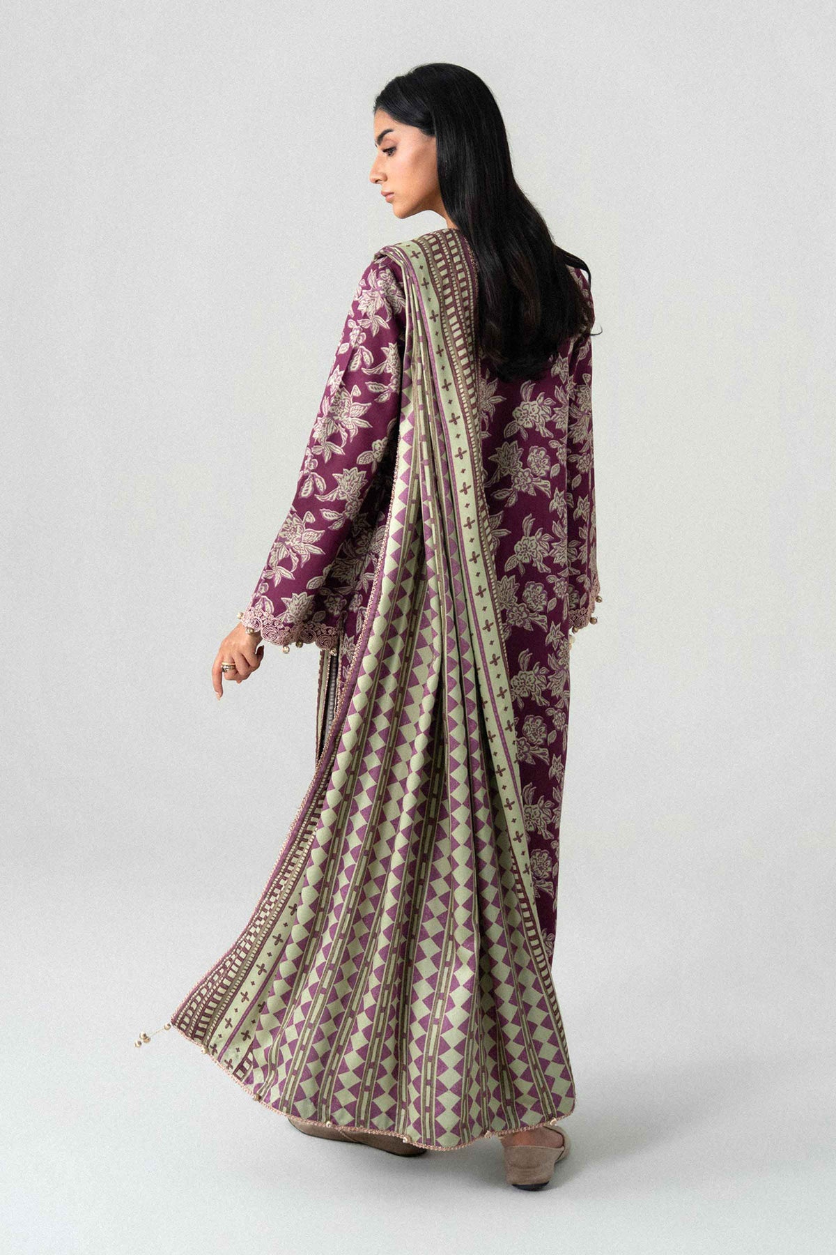 3 Piece - Printed Embroidered Suit - U3PE-NISHA26WV1-50 for Women - Unstitched Collection | Nishat | Shop Online
