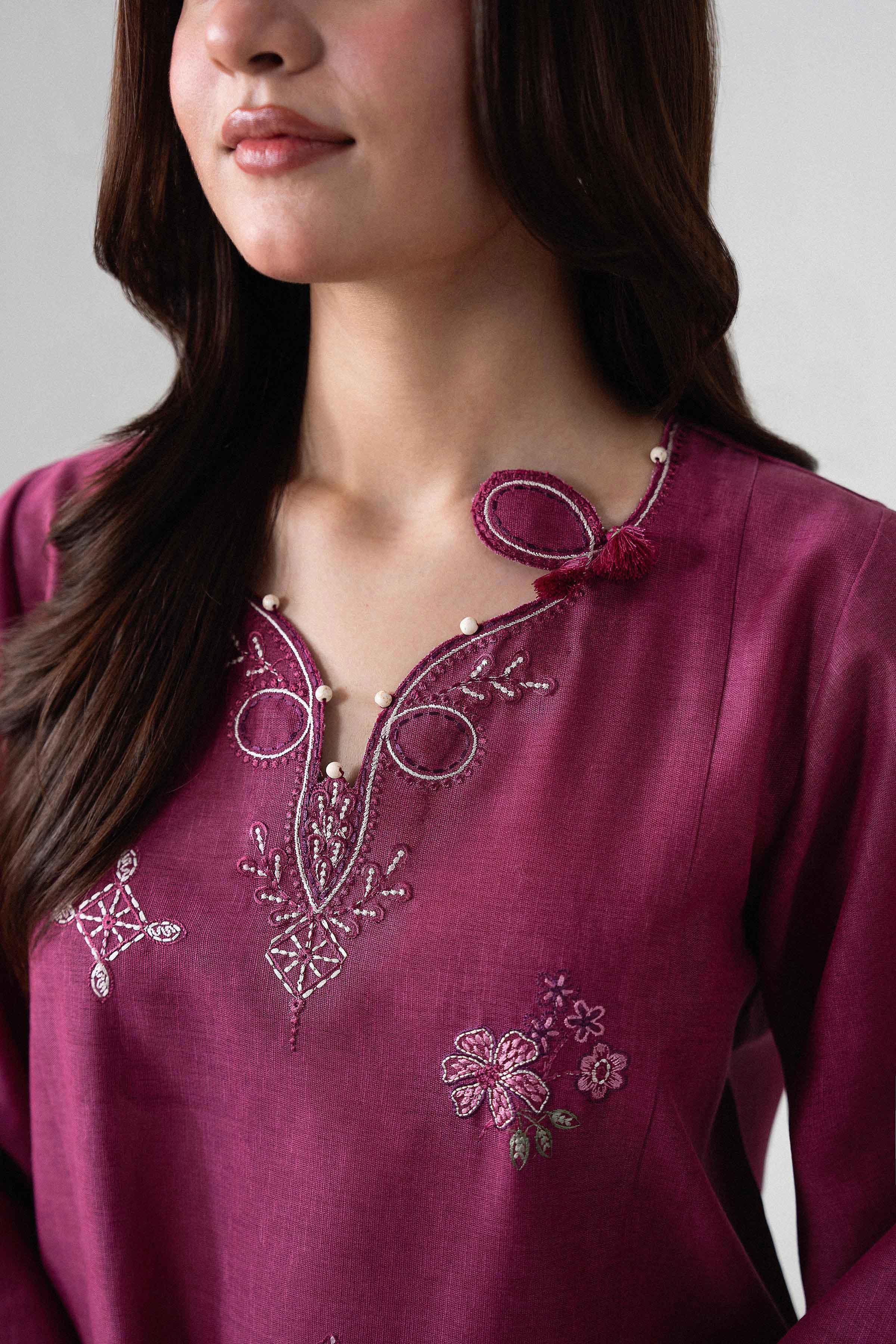 3 Piece - Embroidered Suit - U3PE-NISHA26WV1-52 for Women - Unstitched Collection | Nishat | Shop Online