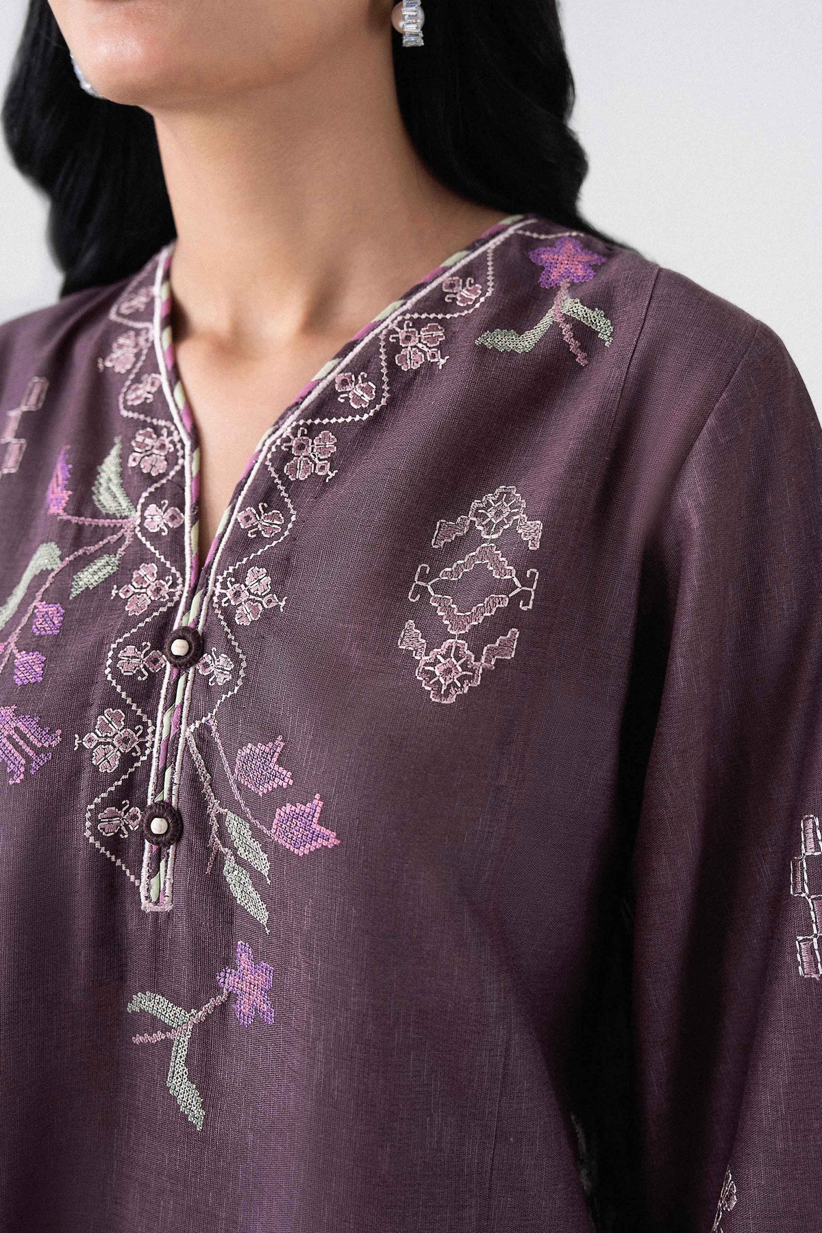 3 Piece - Embroidered Suit - U3PE-NISHA26WV1-54 for Women - Unstitched Collection | Nishat | Shop Online