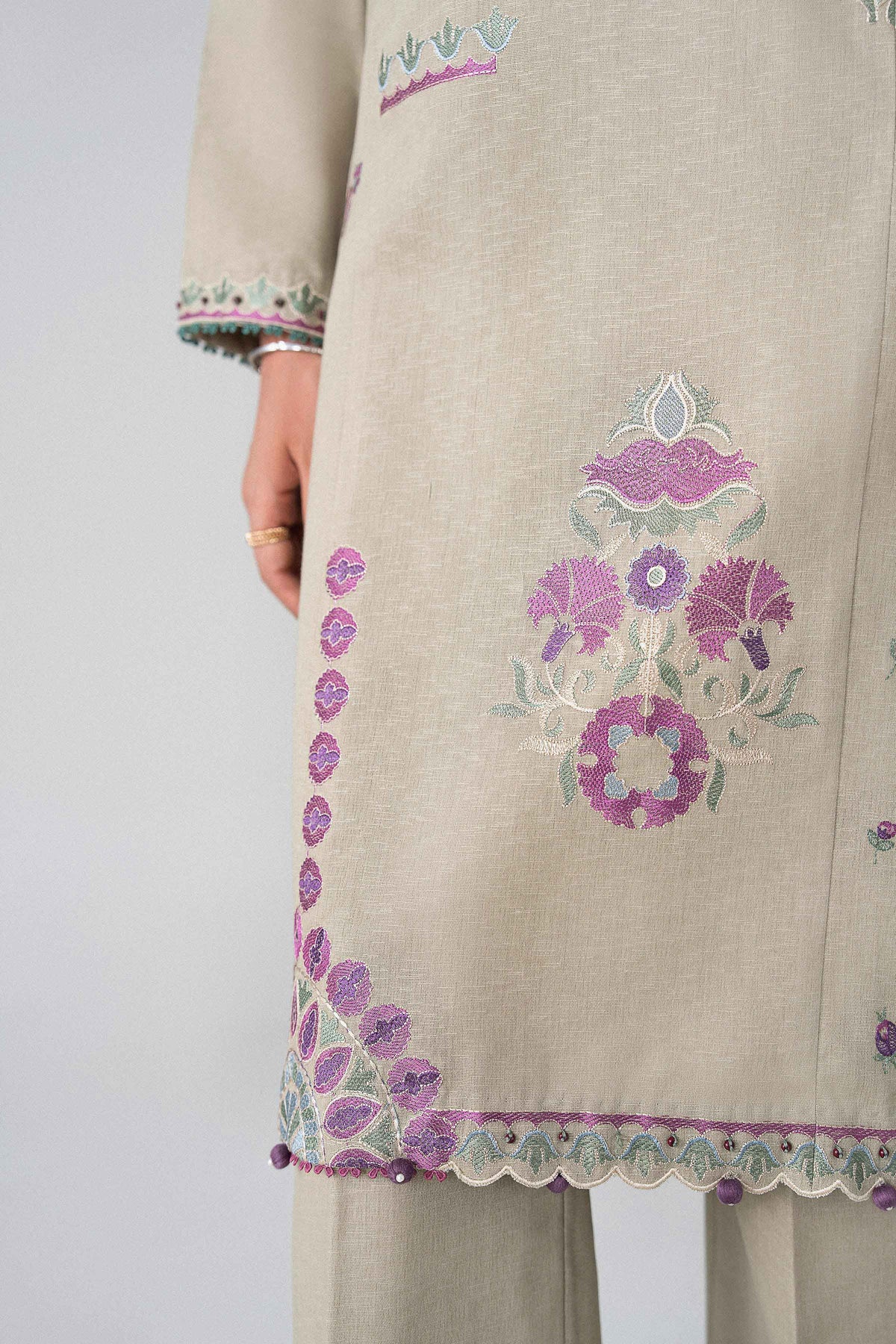 3 Piece - Embroidered Suit - U3PE-NISHA26WV1-55 for Women - Unstitched Collection | Nishat | Shop Online