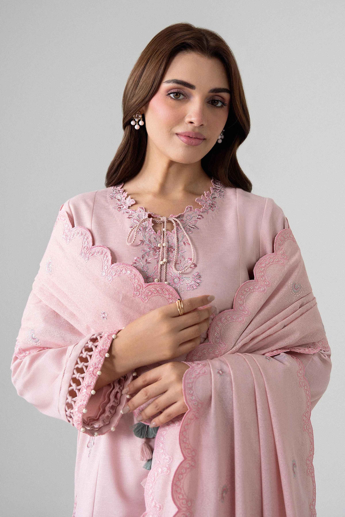 3 Piece - Embroidered Suit - U3PE-NISHA26WV1-58 for Women - Unstitched Collection | Nishat | Shop Online