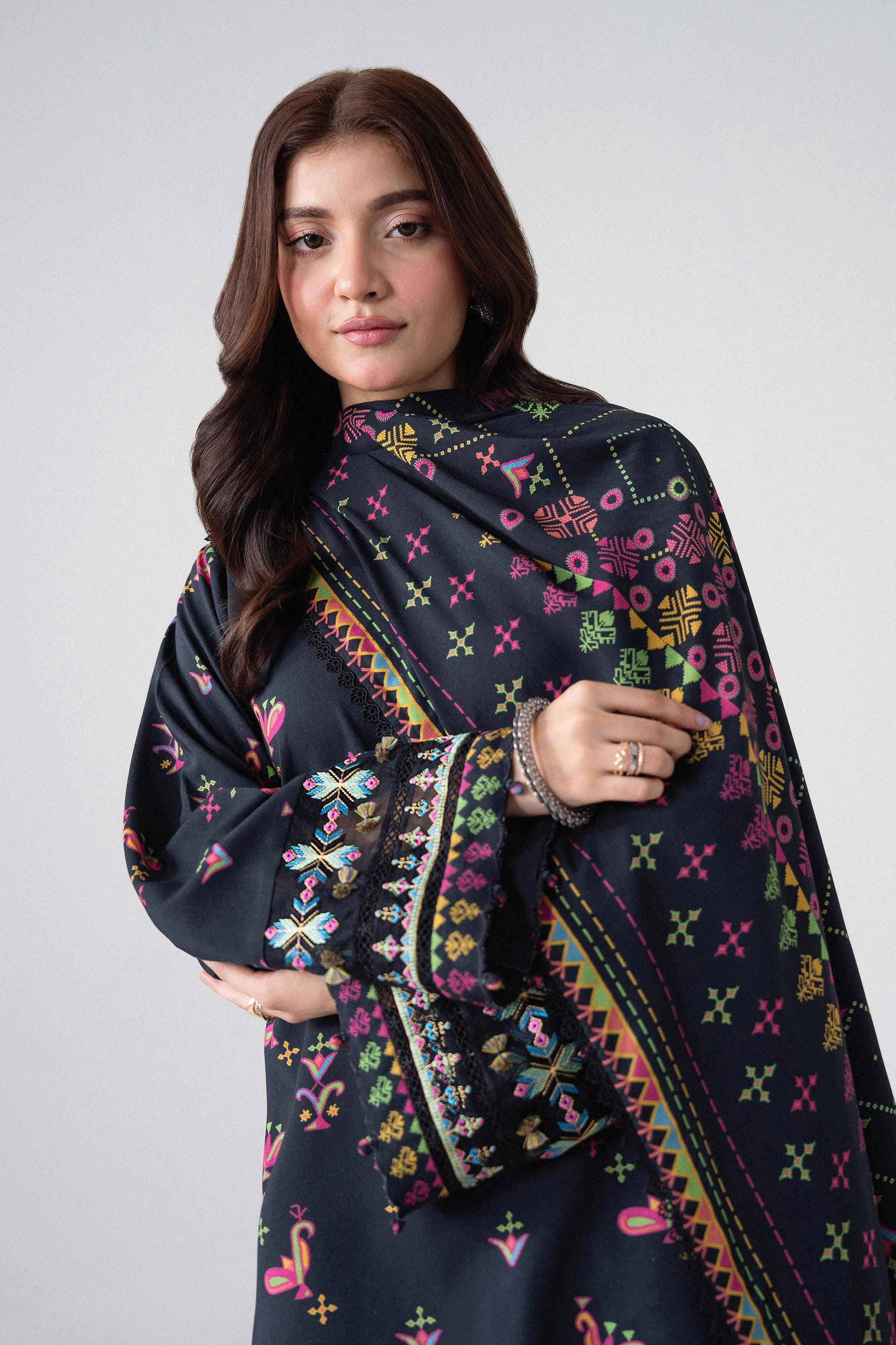 3 Piece - Printed Embroidered Suit - U3PE-NISHA26WV1-6 for Women - Unstitched Collection | Nishat | Shop Online