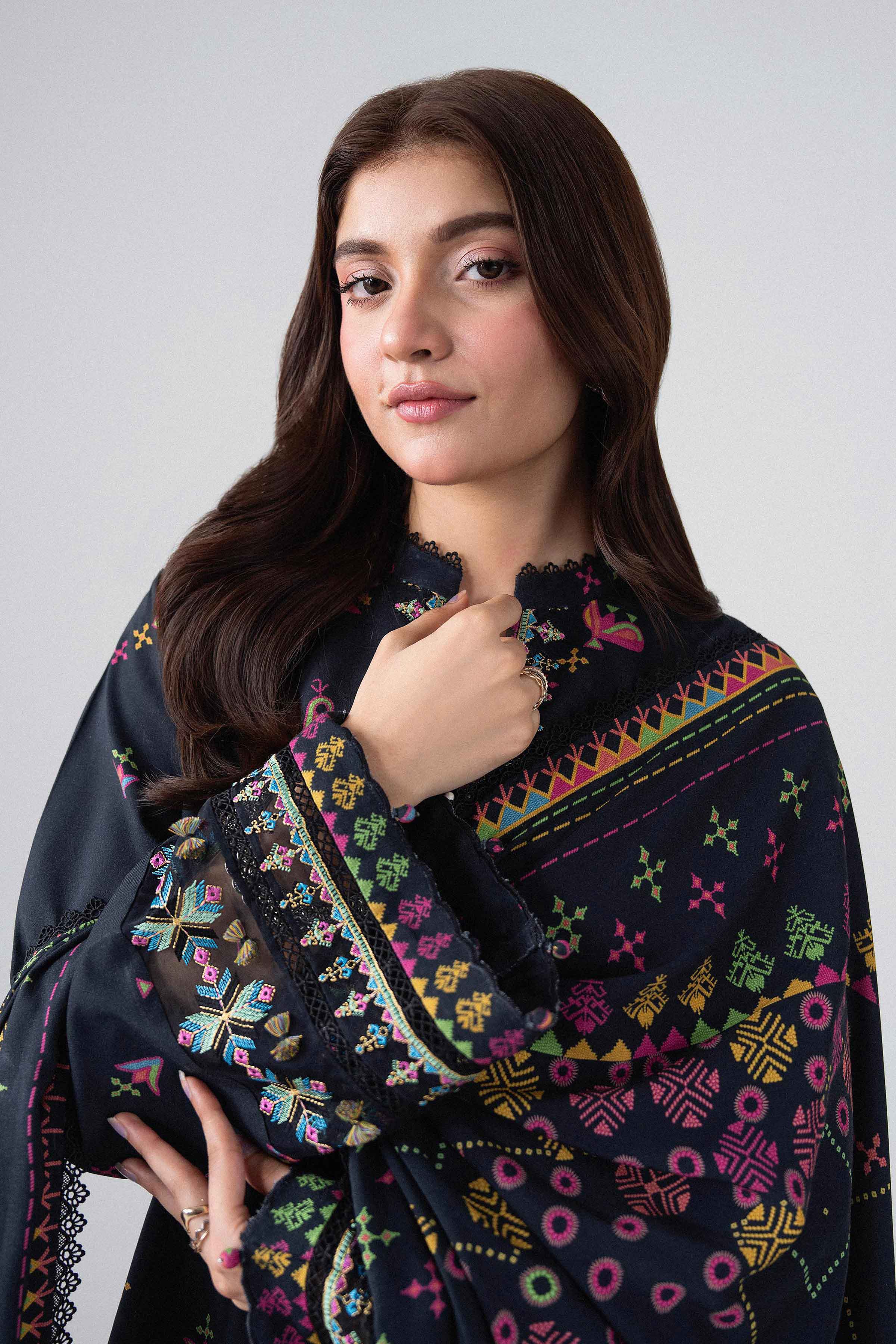 3 Piece - Printed Embroidered Suit - U3PE-NISHA26WV1-6 for Women - Unstitched Collection | Nishat | Shop Online