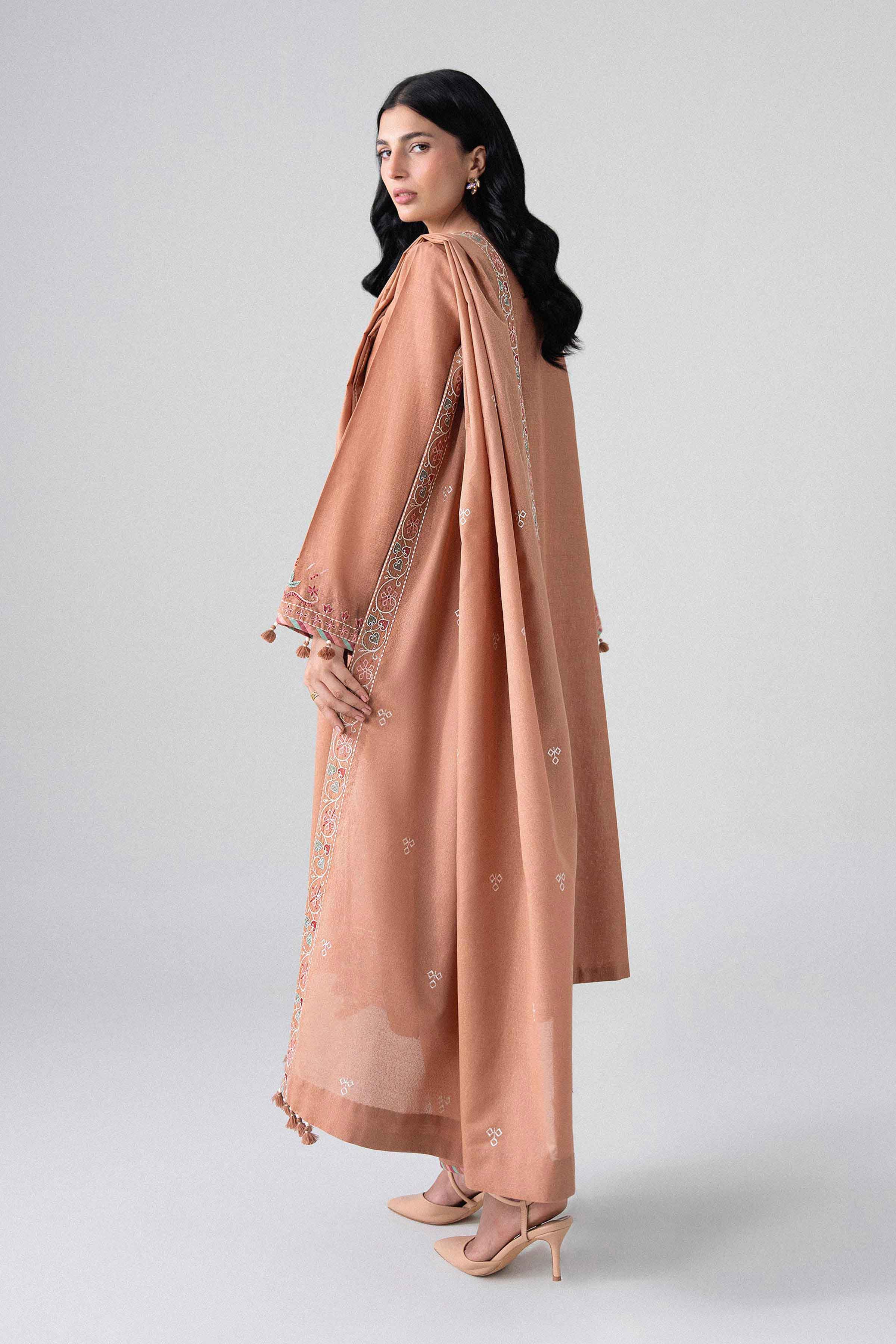 3 Piece - Embroidered Suit - U3PE-NISHA26WV1-60 for Women - Unstitched Collection | Nishat | Shop Online