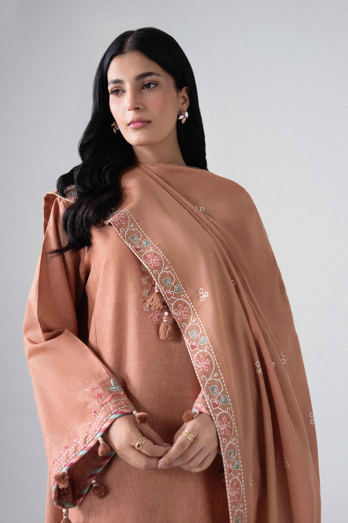 3 Piece - Embroidered Suit - U3PE-NISHA26WV1-60 for Women - Unstitched Collection | Nishat | Shop Online