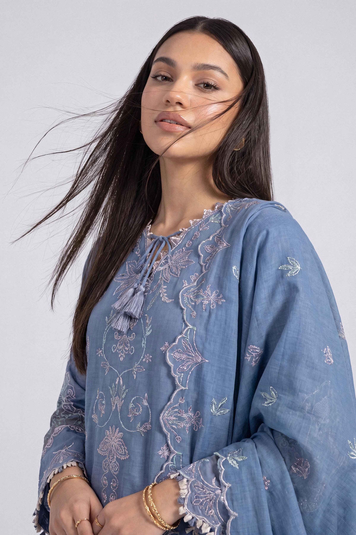 3 Piece - Embroidered Suit - U3PE-NISHA26WV1-62 for Women - Unstitched Collection | Nishat | Shop Online