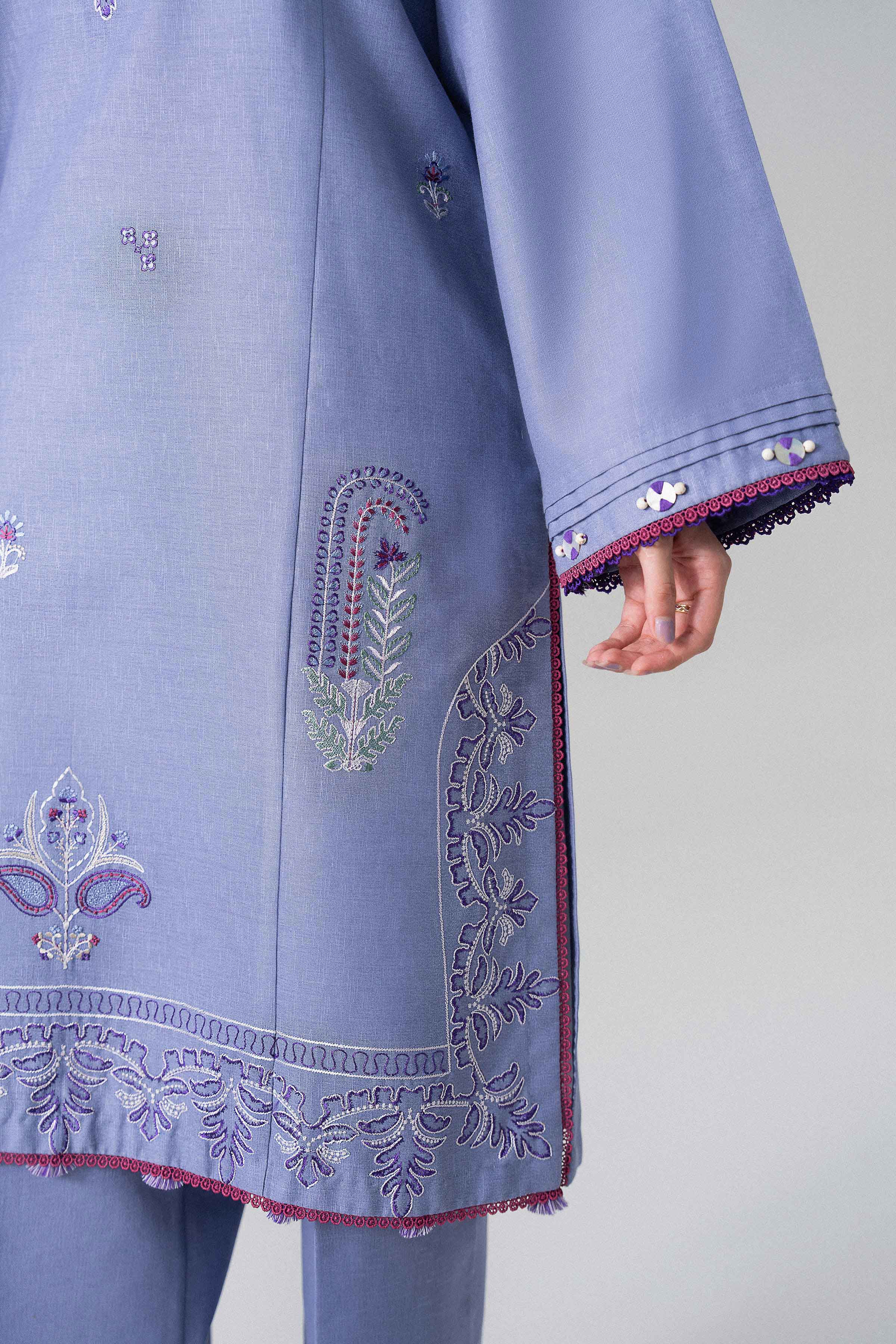 3 Piece - Embroidered Suit - U3PE-NISHA26WV1-63 for Women - Unstitched Collection | Nishat | Shop Online
