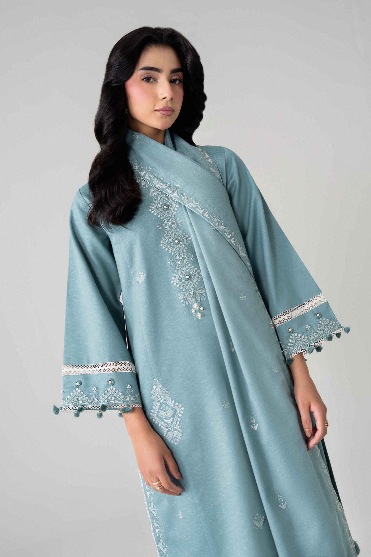 3 Piece - Embroidered Suit - U3PE-NISHA26WV1-65 for Women - Unstitched Collection | Nishat | Shop Online