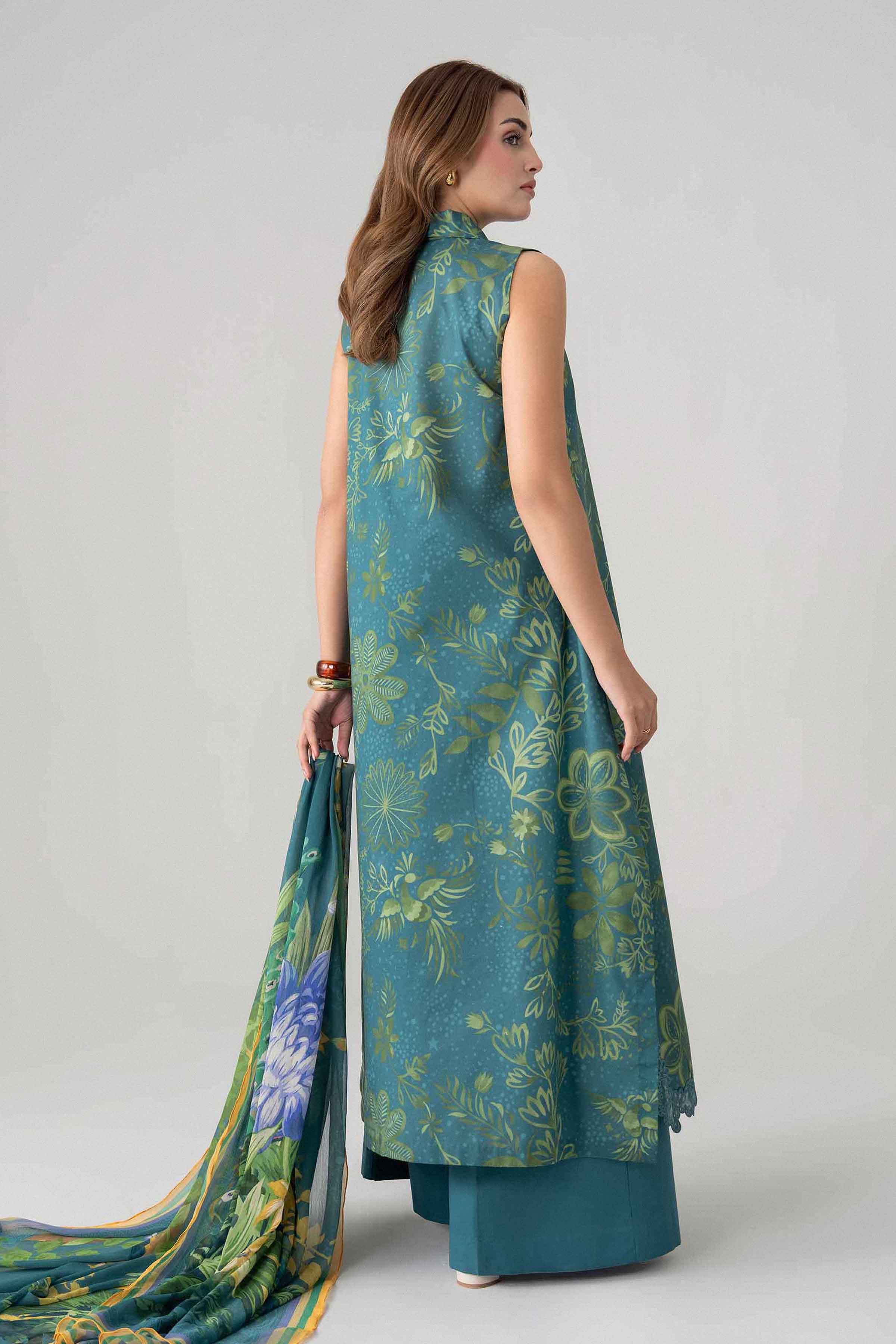 3 Piece - Digital Printed Embroidered Suit - U3PE-NISHA26WV1-67 for Women - Unstitched Collection | Nishat | Shop Online